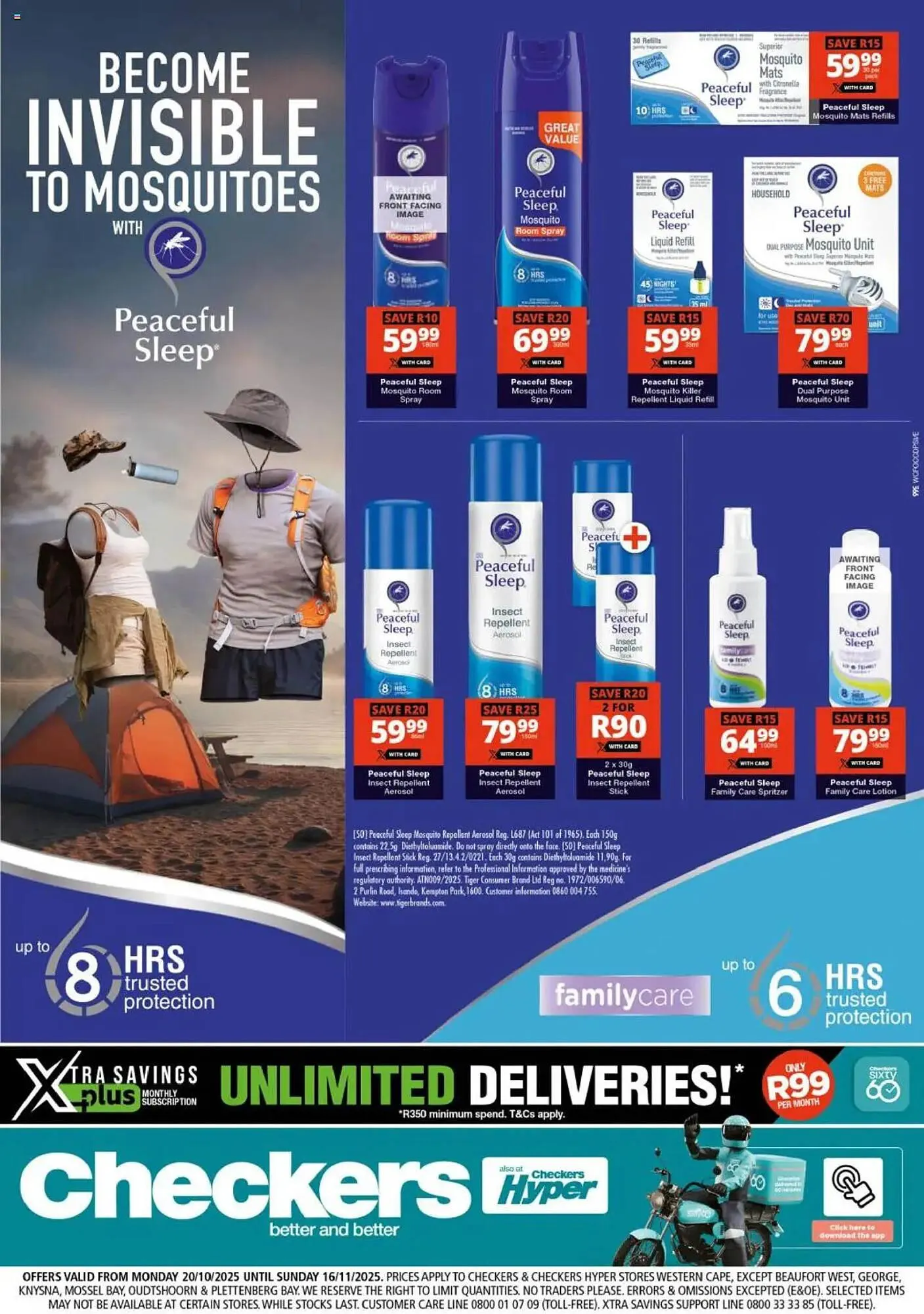 Checkers catalogue from 20 October to 16 November 2025 - Catalogue Page 1