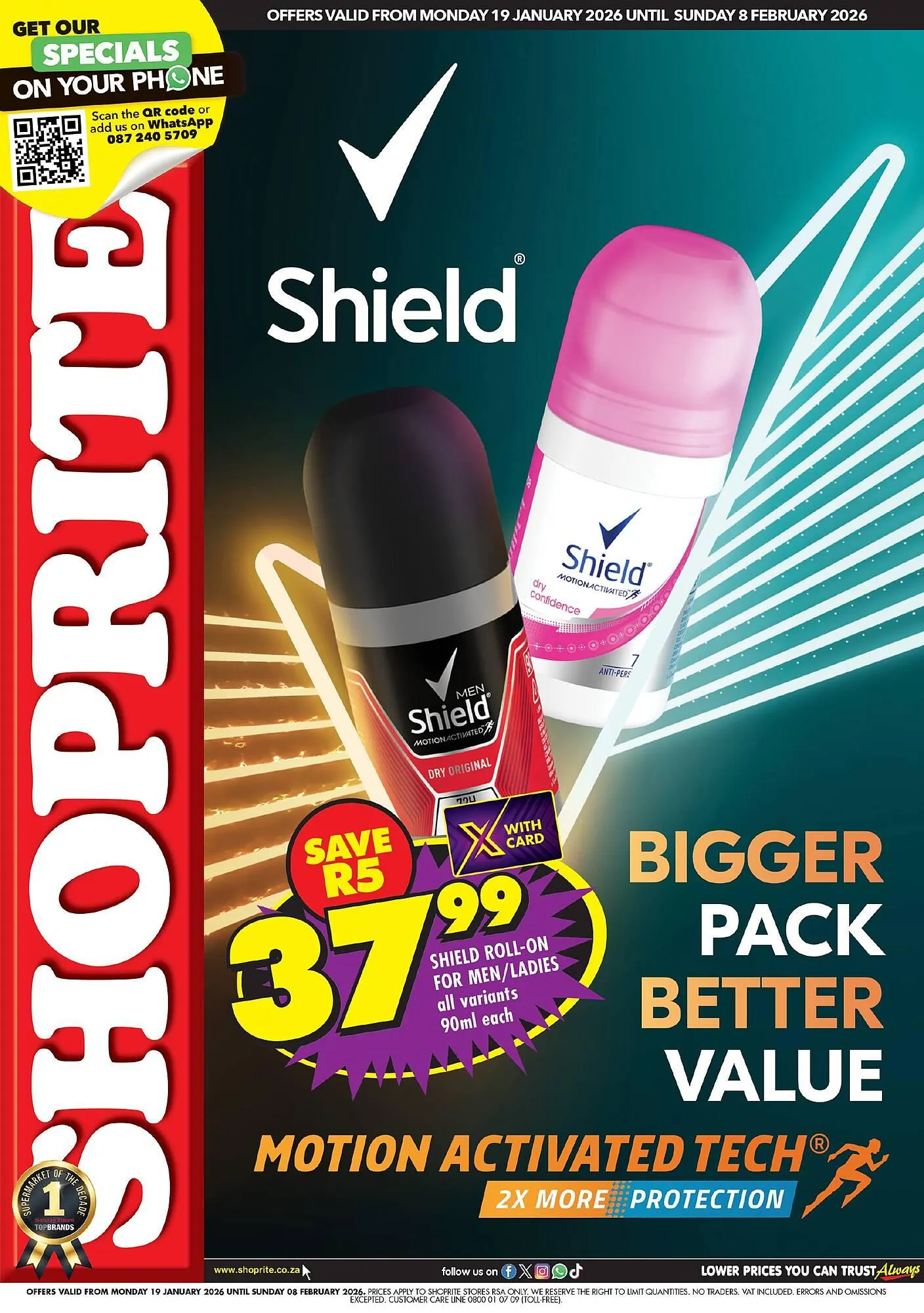Shoprite catalogue from 19 January to 8 February 2026 - Catalogue Page 1