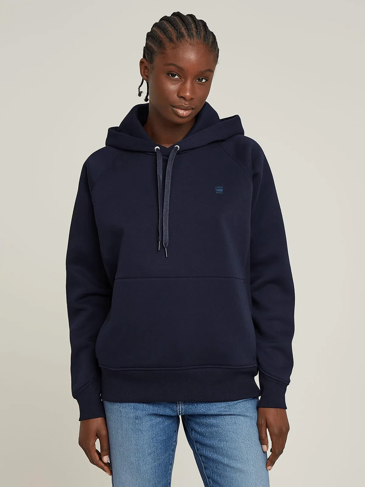 G-Star Women's Premium Core 2.0 Hooded Osaka Blue Sweater