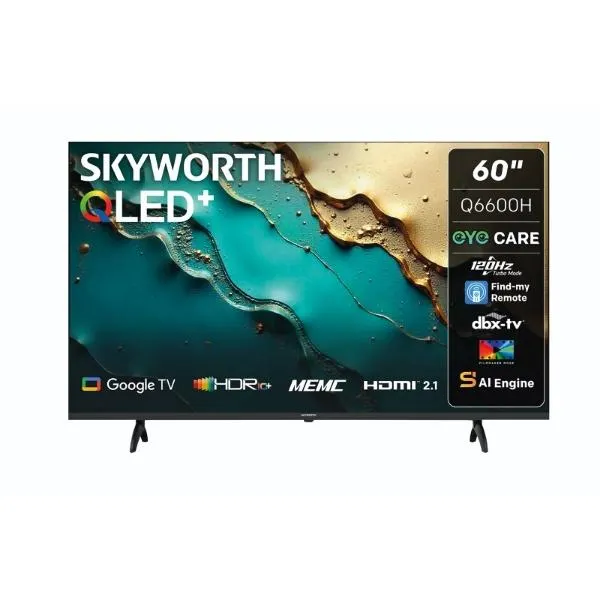 Skyworth 60" QLED 4K TV 60Q6600H