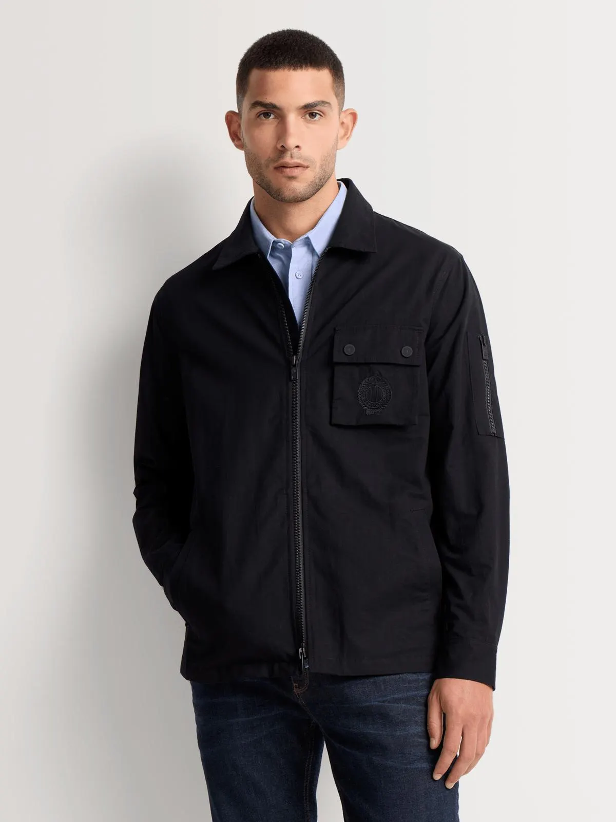 Fabiani Men's Black Overshirt