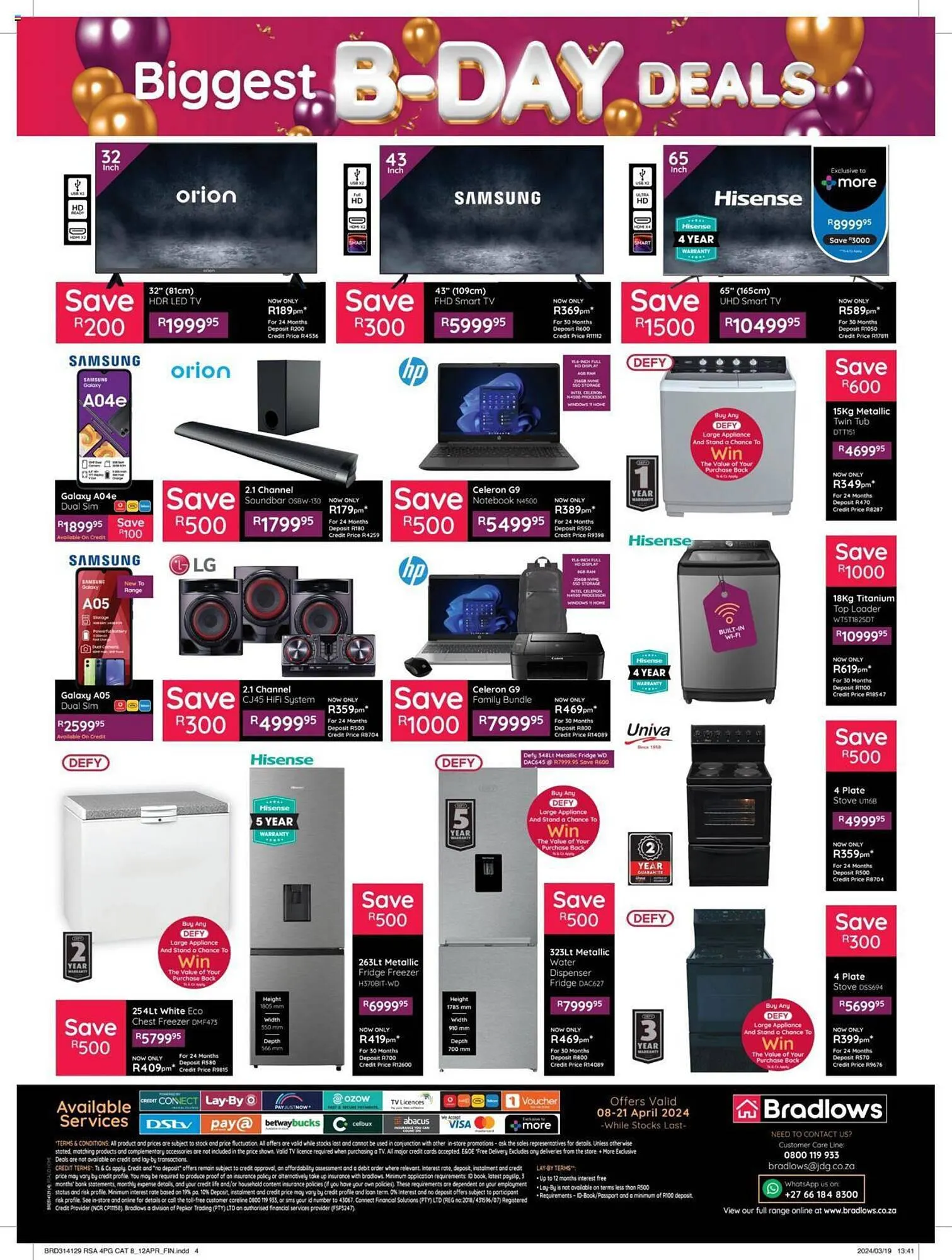 Bradlows catalogue from 8 April to 21 April 2024 - Catalogue Page 4