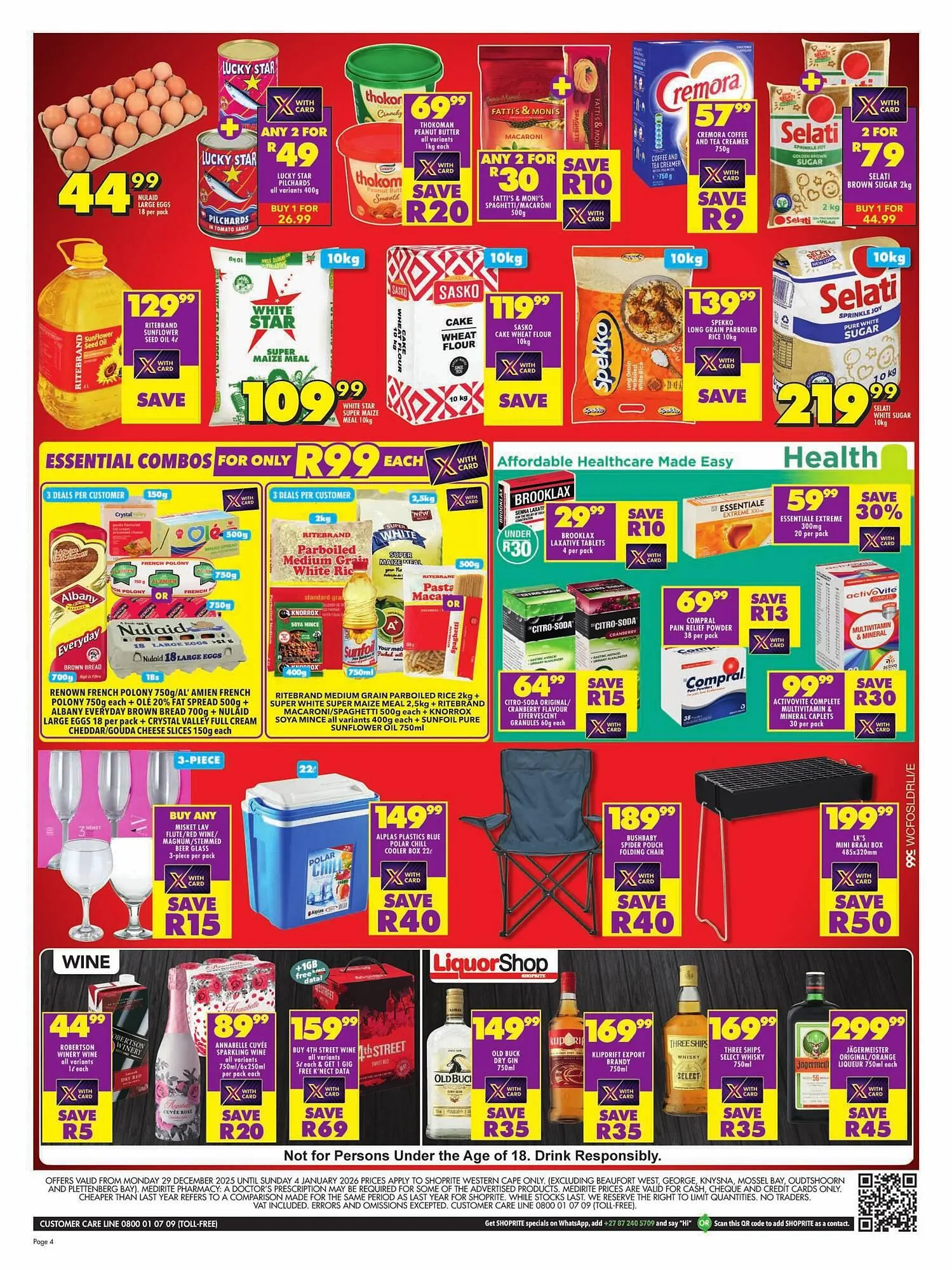 Shoprite catalogue from 29 December to 4 January 2026 - Catalogue Page 4
