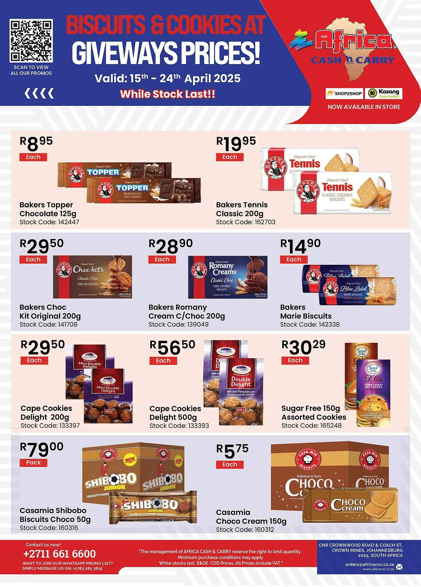 Africa Cash and Carry catalogue from 15 April to 24 April 2025 - Catalogue Page 1