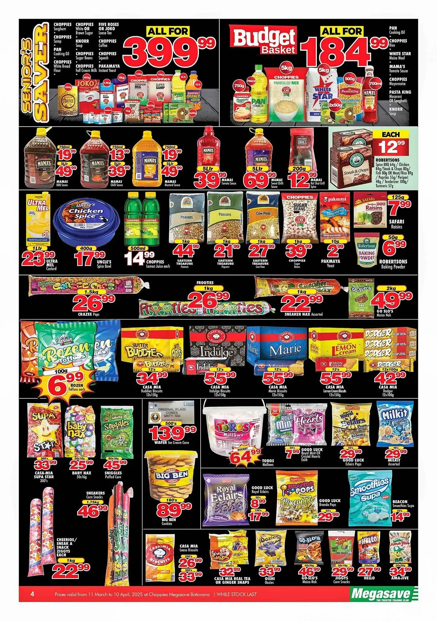 Choppies catalogue from 11 March to 10 April 2025 - Catalogue Page 4