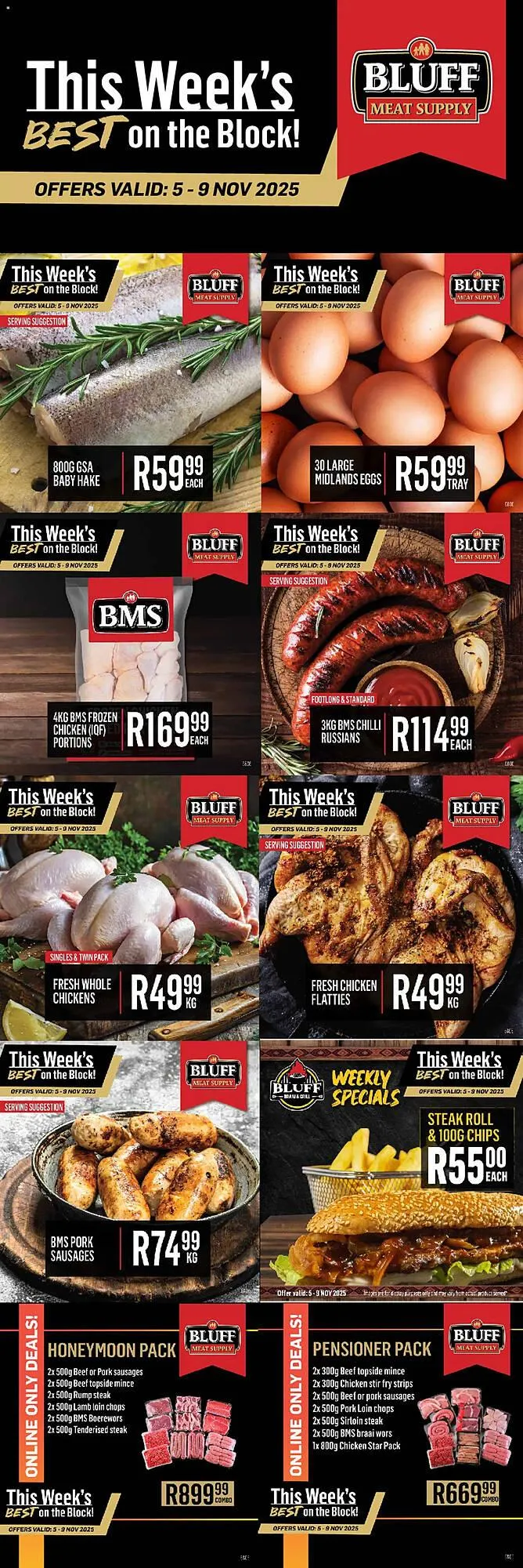 Bluff Meat Supply catalogue from 4 November to 9 November 2025 - Catalogue Page 1