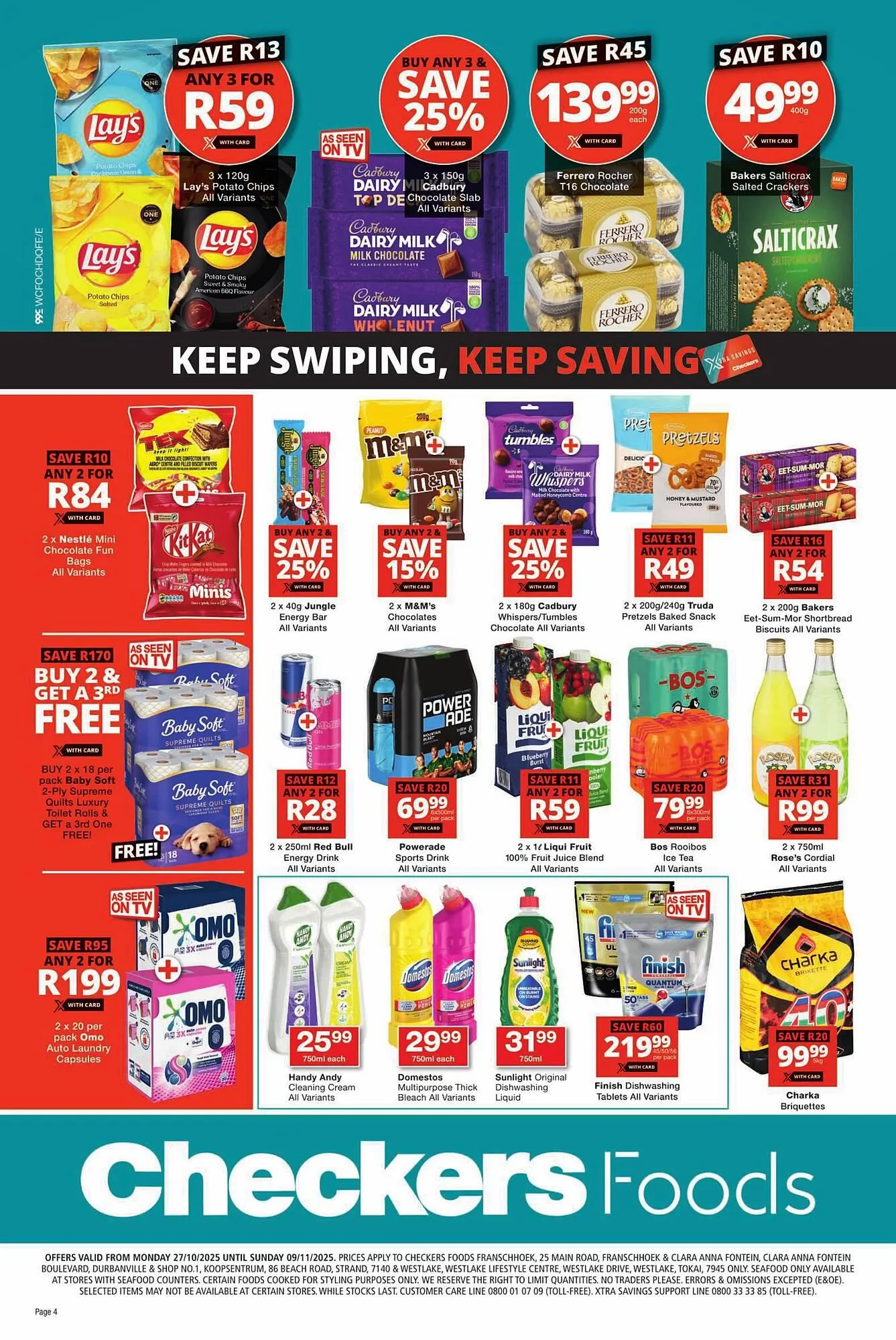Checkers catalogue from 27 October to 9 November 2025 - Catalogue Page 4