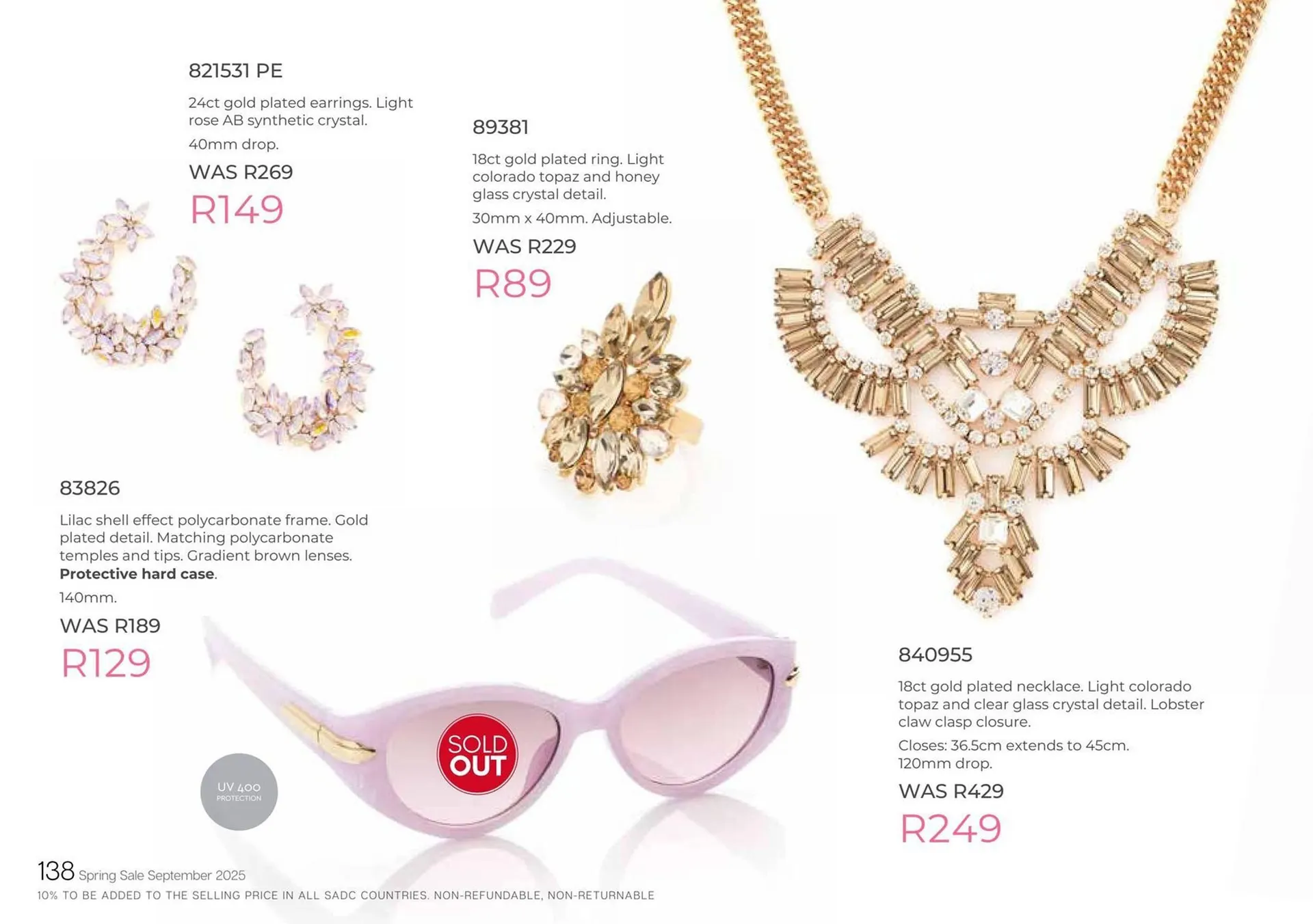 Honey Fashion Accessories catalogue from 3 September to 30 September 2025 - Catalogue Page 140