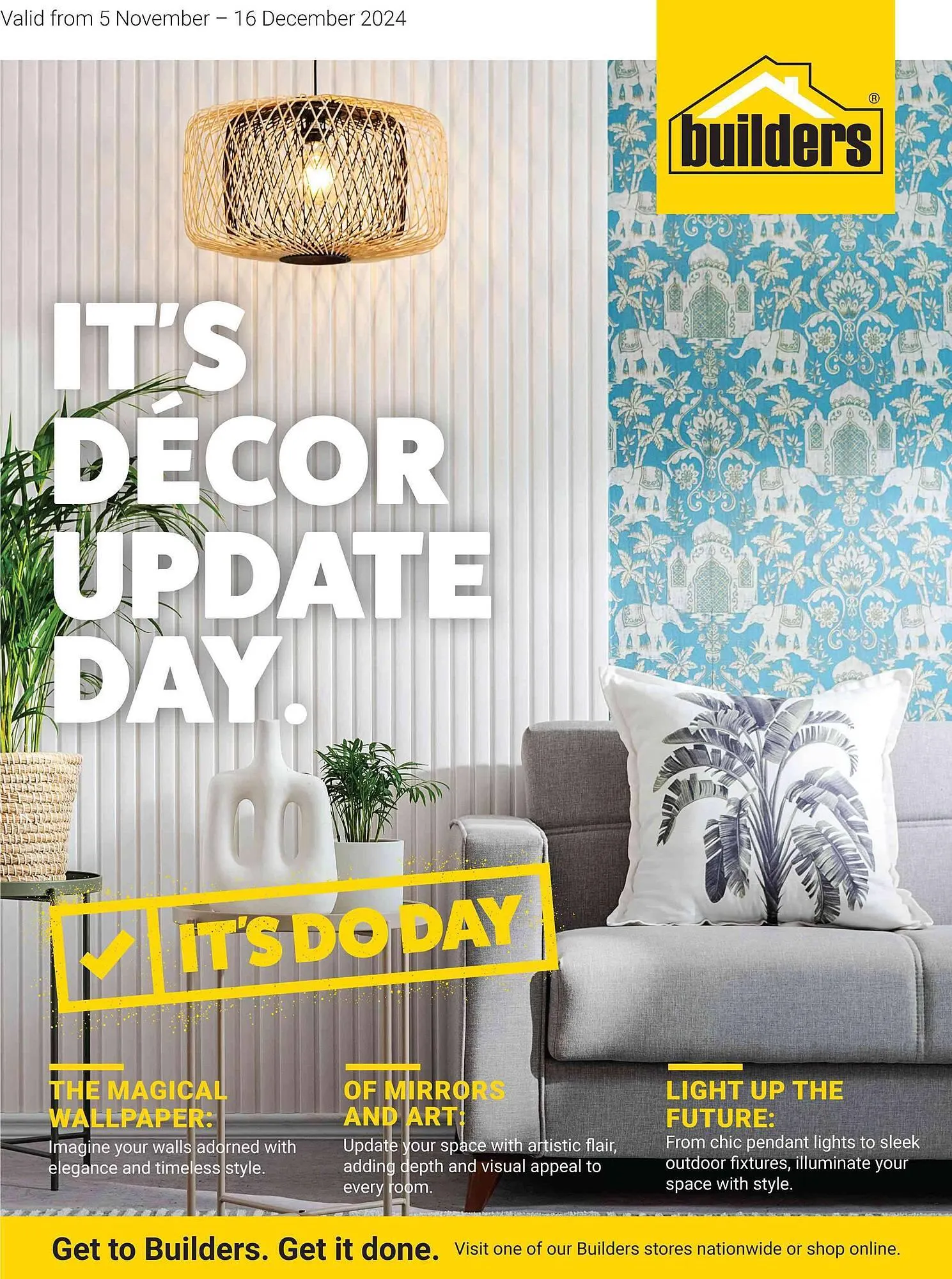 Builders Warehouse catalogue from 5 November to 16 December 2024 - Catalogue Page 1