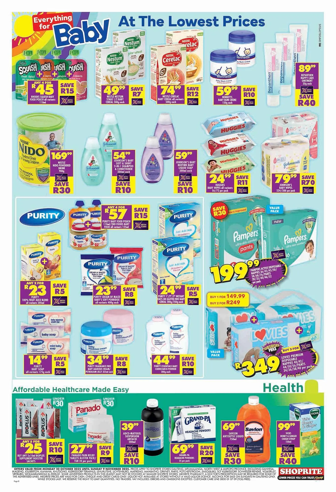 Shoprite catalogue from 20 October to 9 November 2025 - Catalogue Page 8