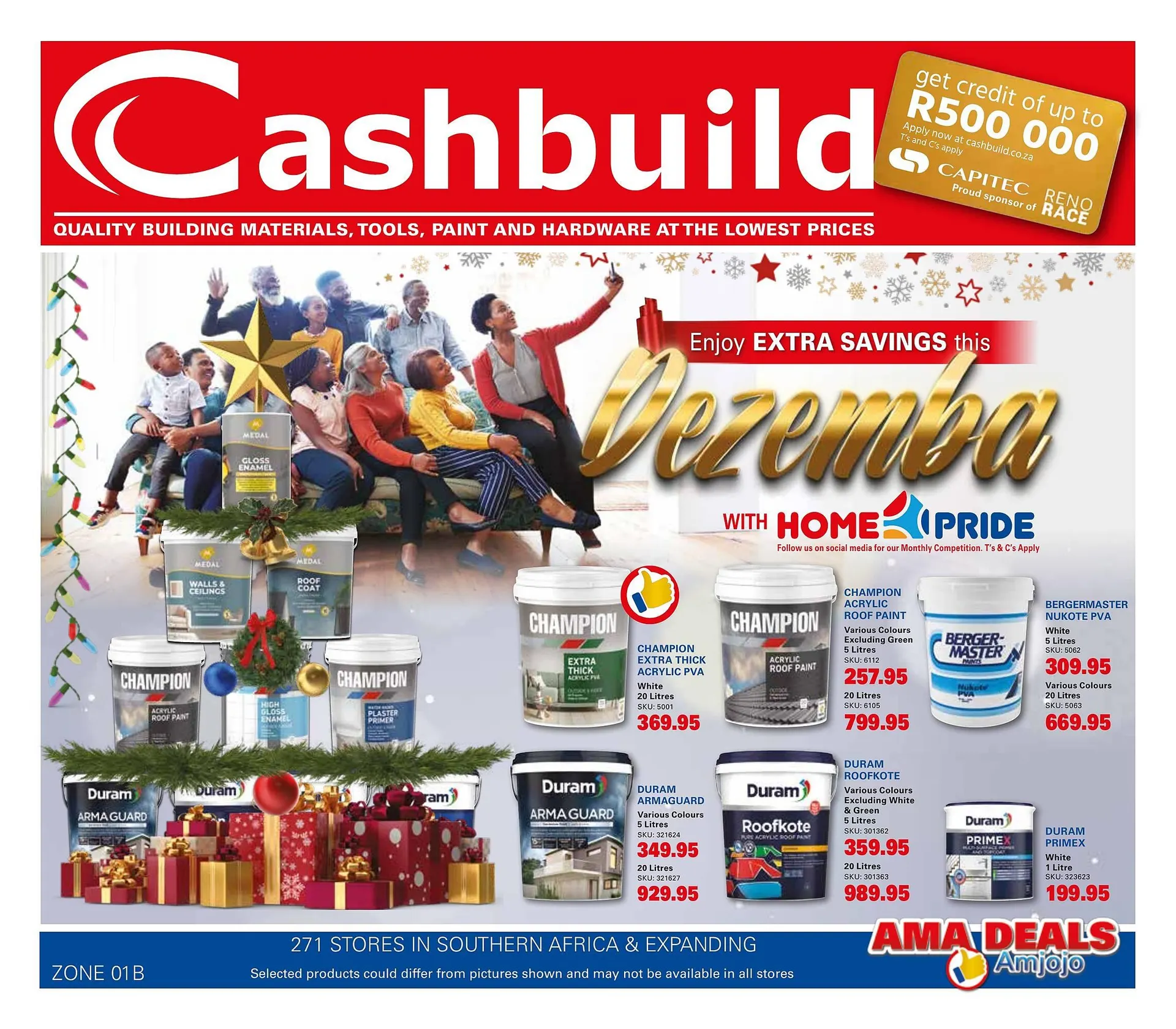Cashbuild catalogue from 18 November to 19 January 2025 - Catalogue Page 1