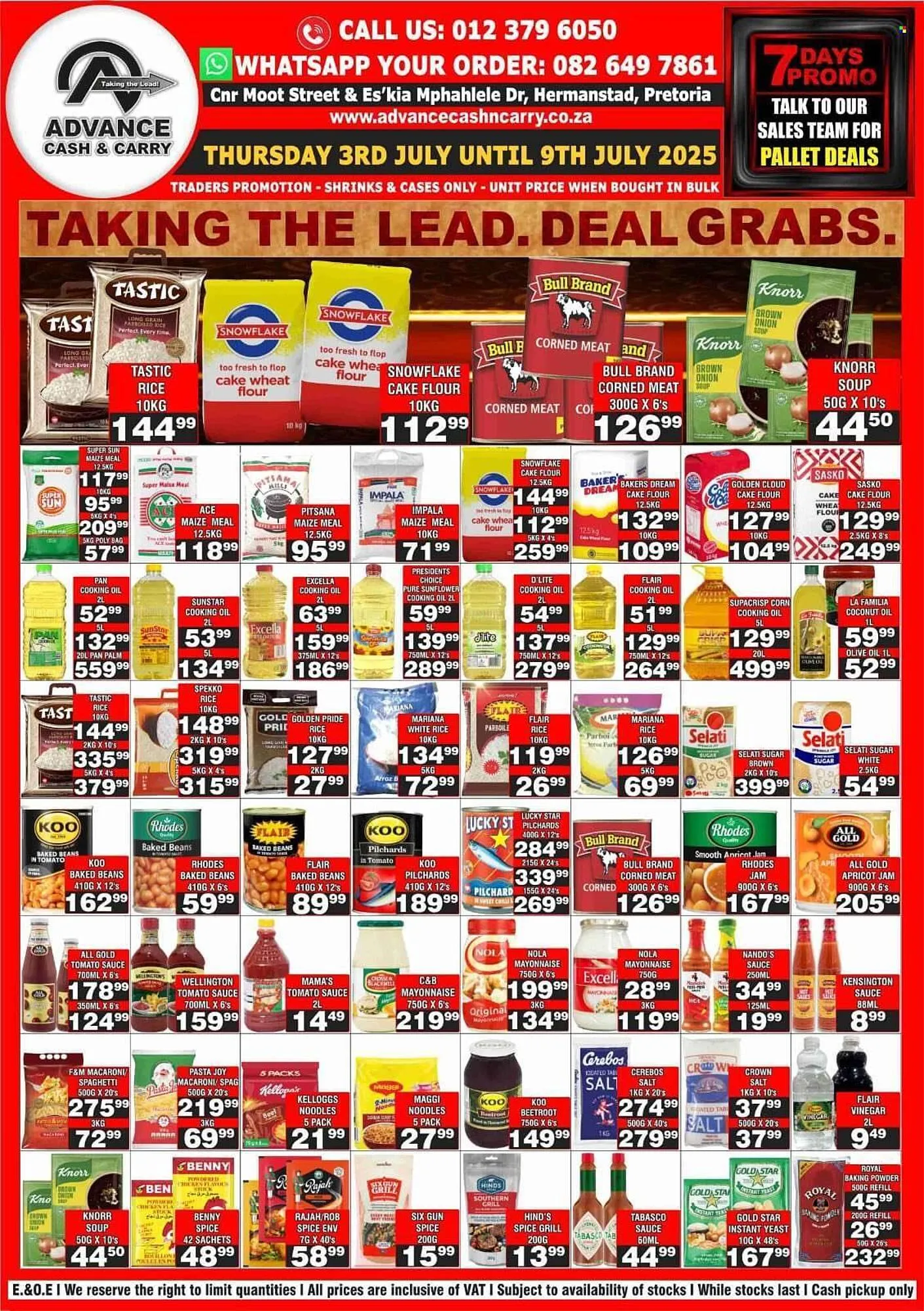 Advance Cash n Carry catalogue from 3 July to 9 July 2025 - Catalogue Page 1