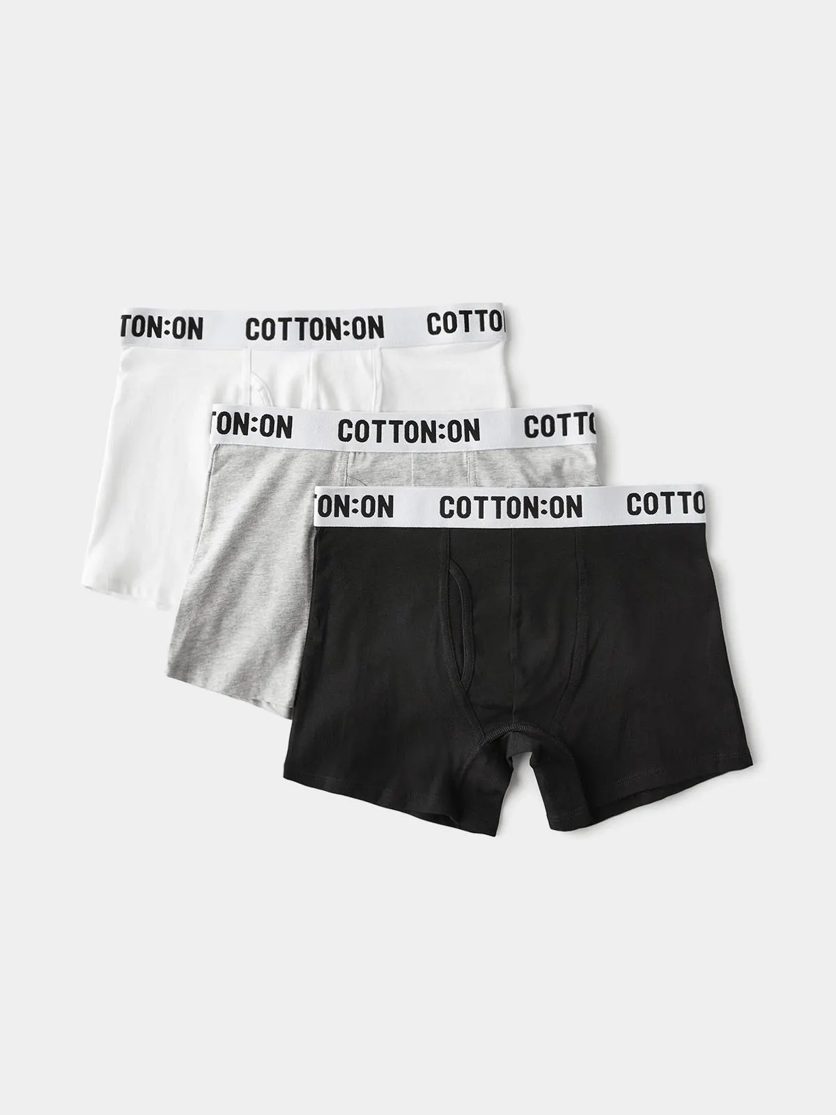 Men's Cotton On Multi 3 Pack Organic Cotton Trunks