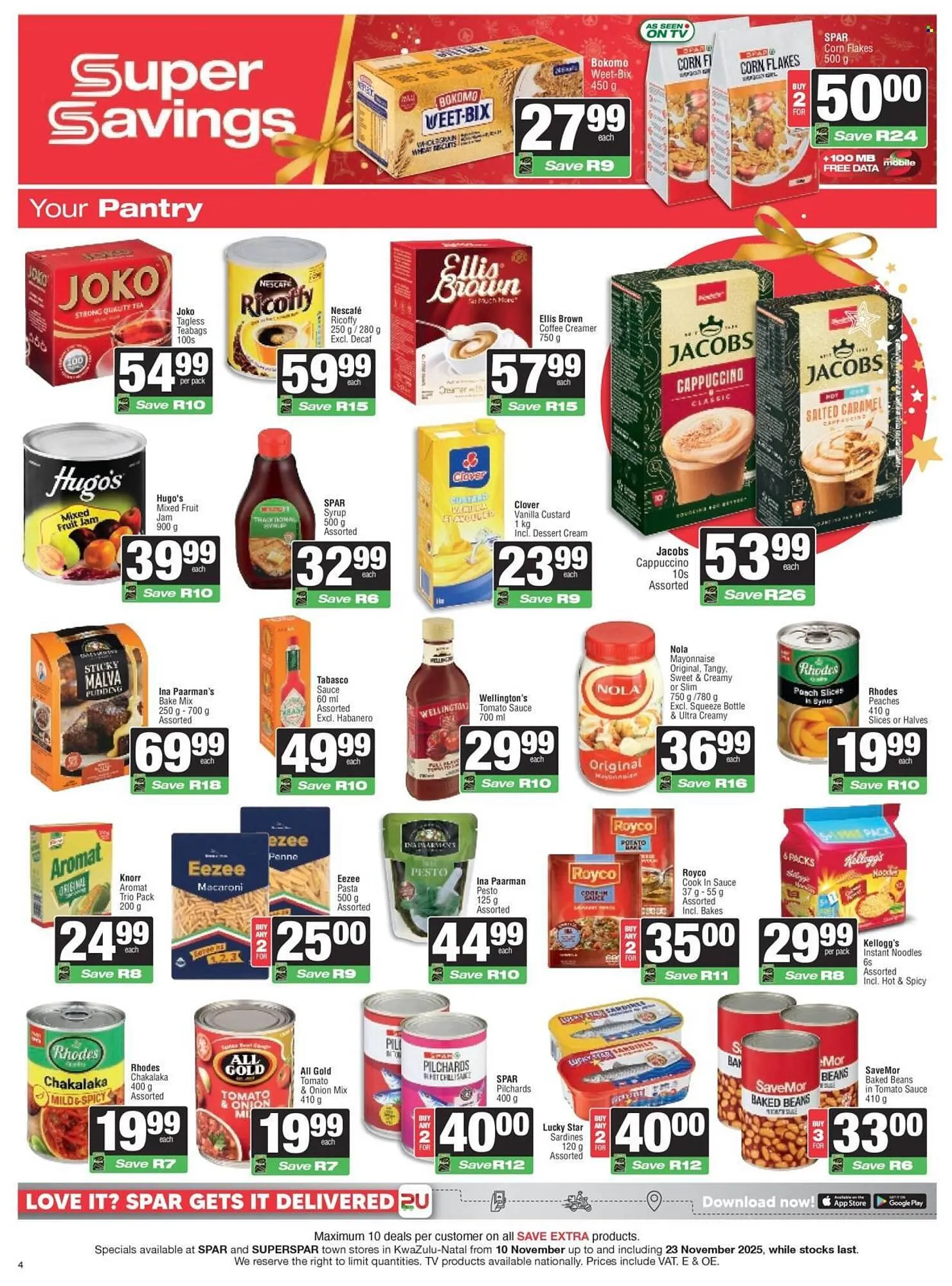 Spar catalogue from 10 November to 23 November 2025 - Catalogue Page 4
