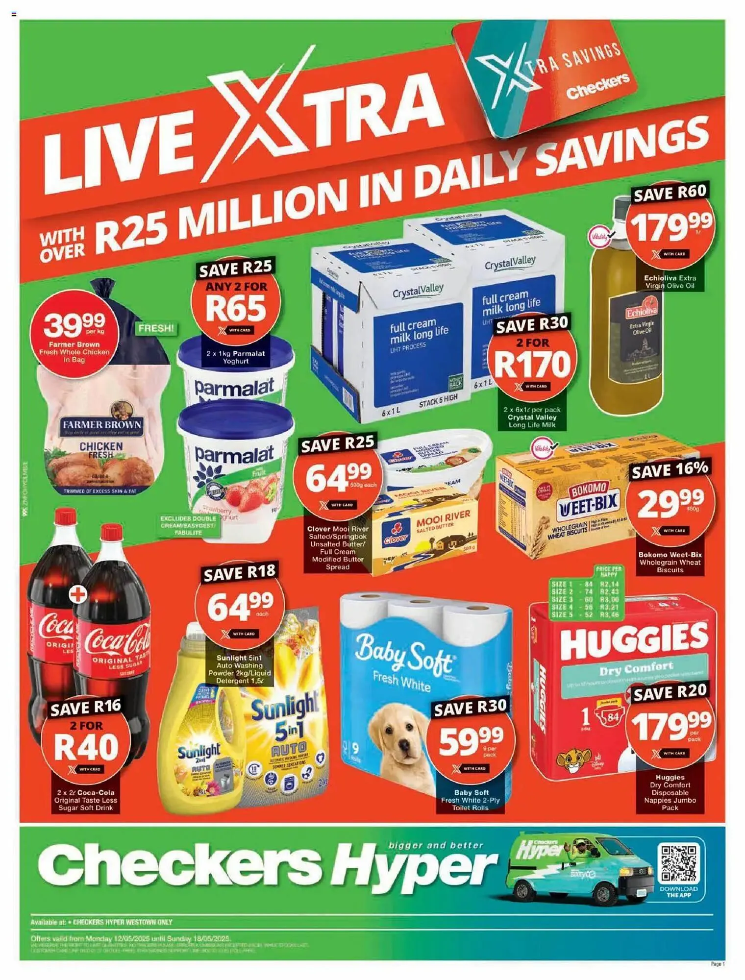 Checkers catalogue from 12 May to 18 May 2025 - Catalogue Page 1