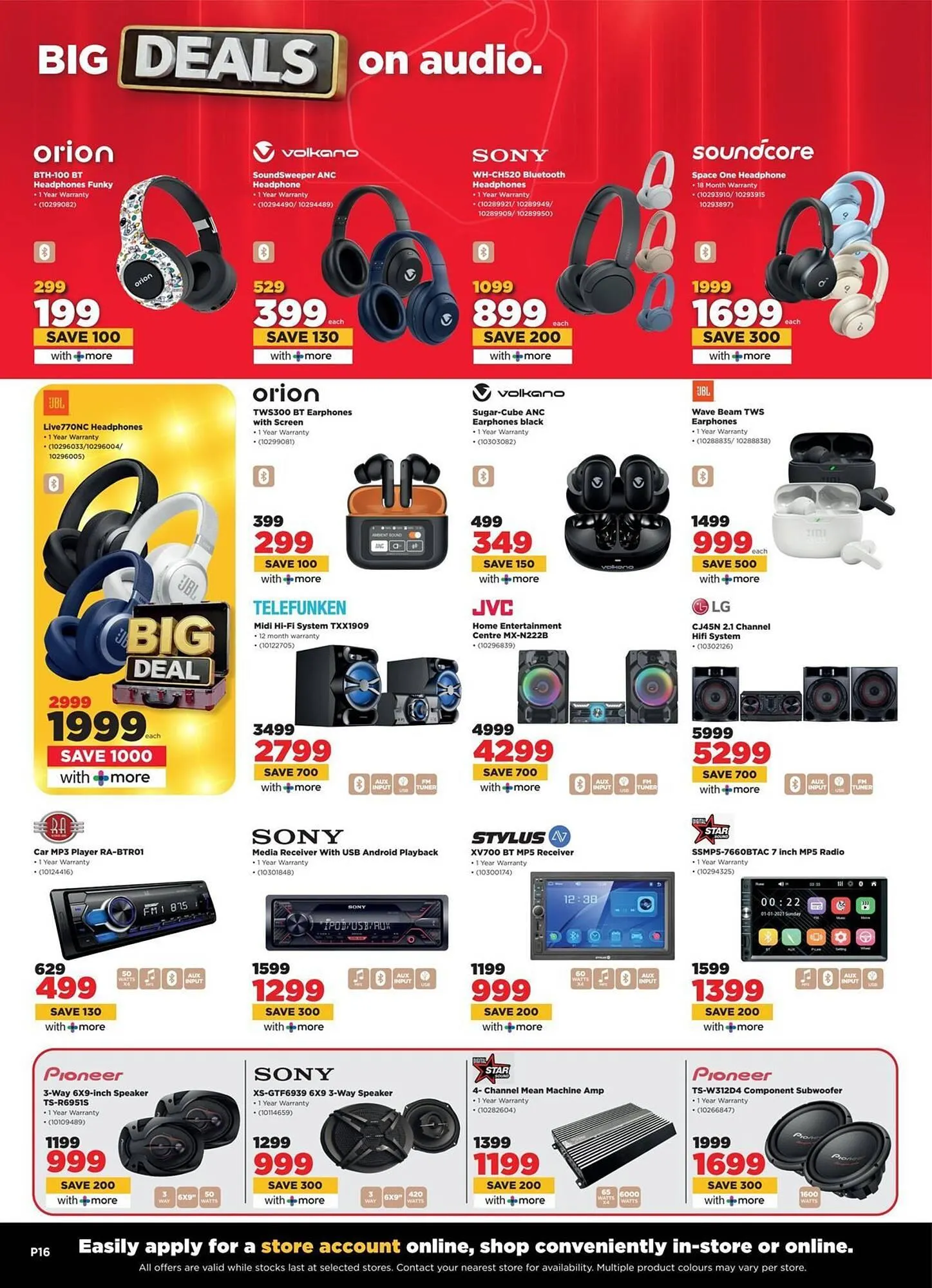HiFi Corp catalogue from 6 August to 2 September 2025 - Catalogue Page 16