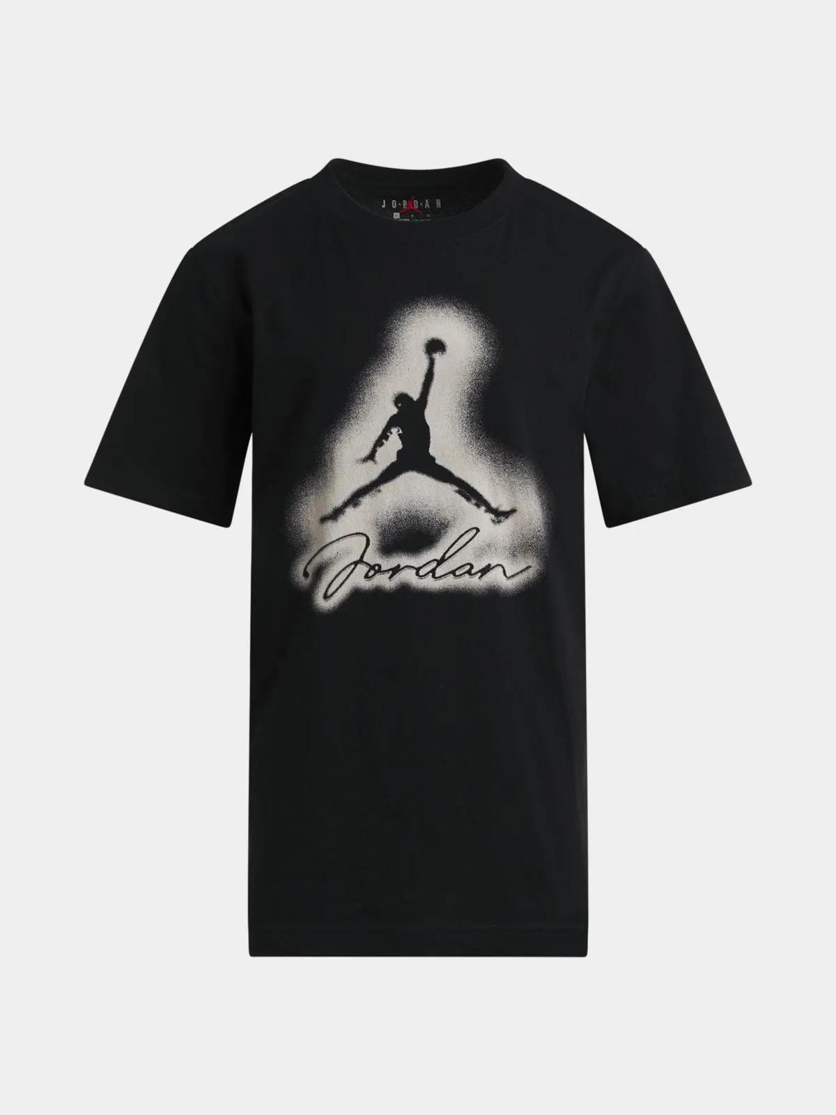 Jordan Unisex Youth Airbrushed Black T-Shirt