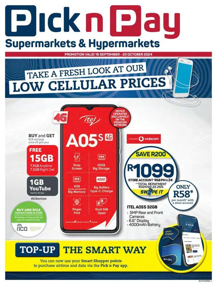 Pick n Pay weekly specials from 16 September to 20 October 2024 - Catalogue Page 1