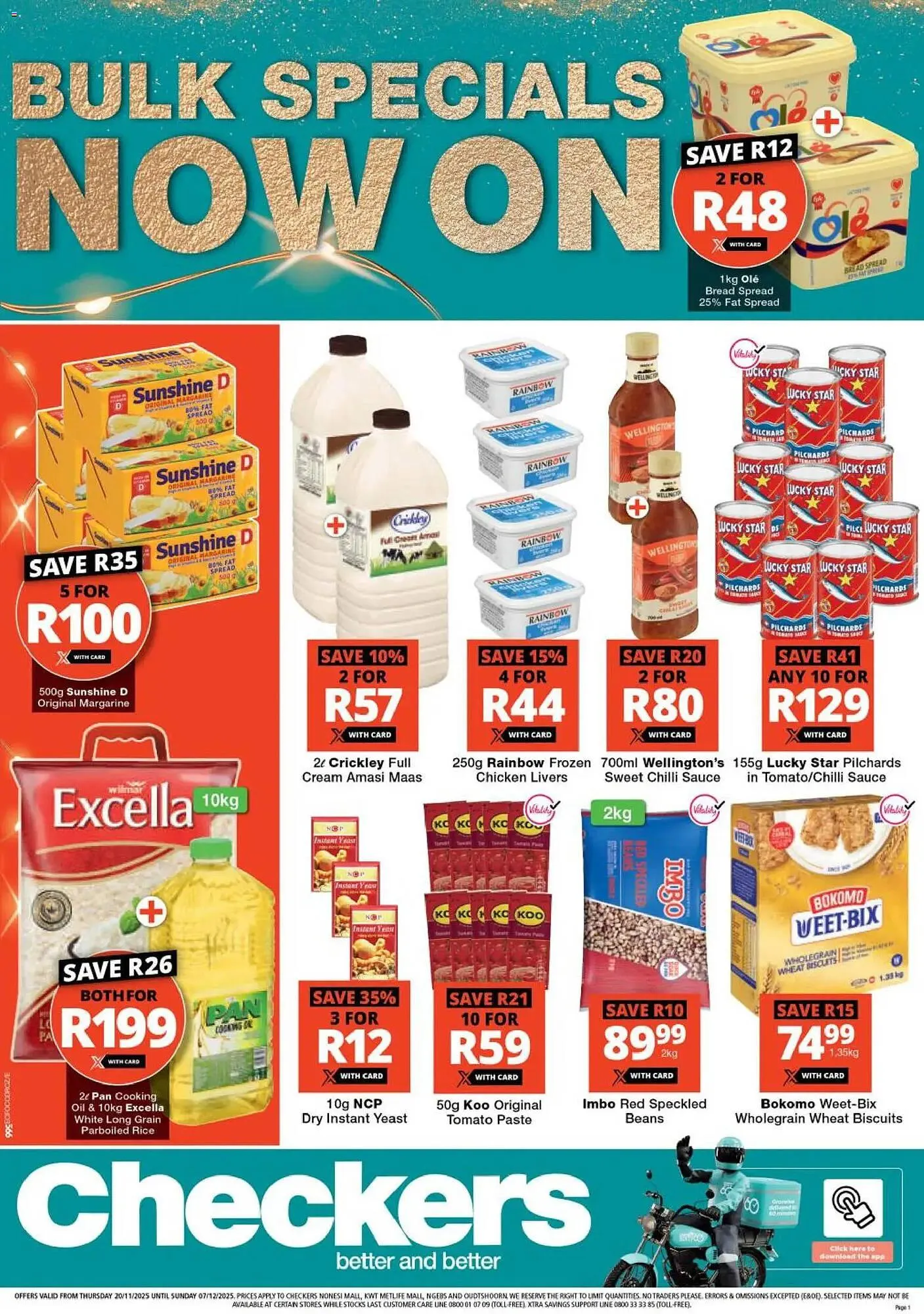 Checkers catalogue from 20 November to 7 December 2025 - Catalogue Page 1