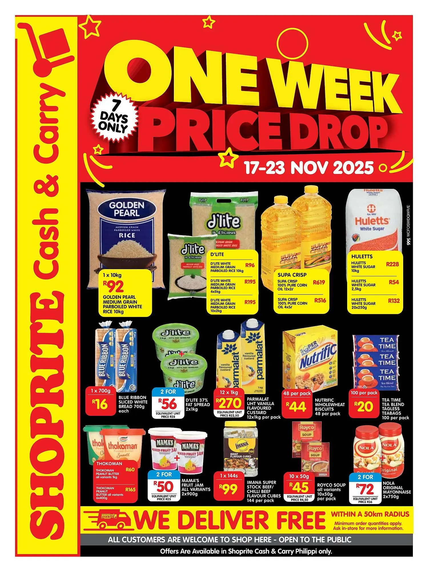 Shoprite catalogue from 17 November to 23 November 2025 - Catalogue Page 1
