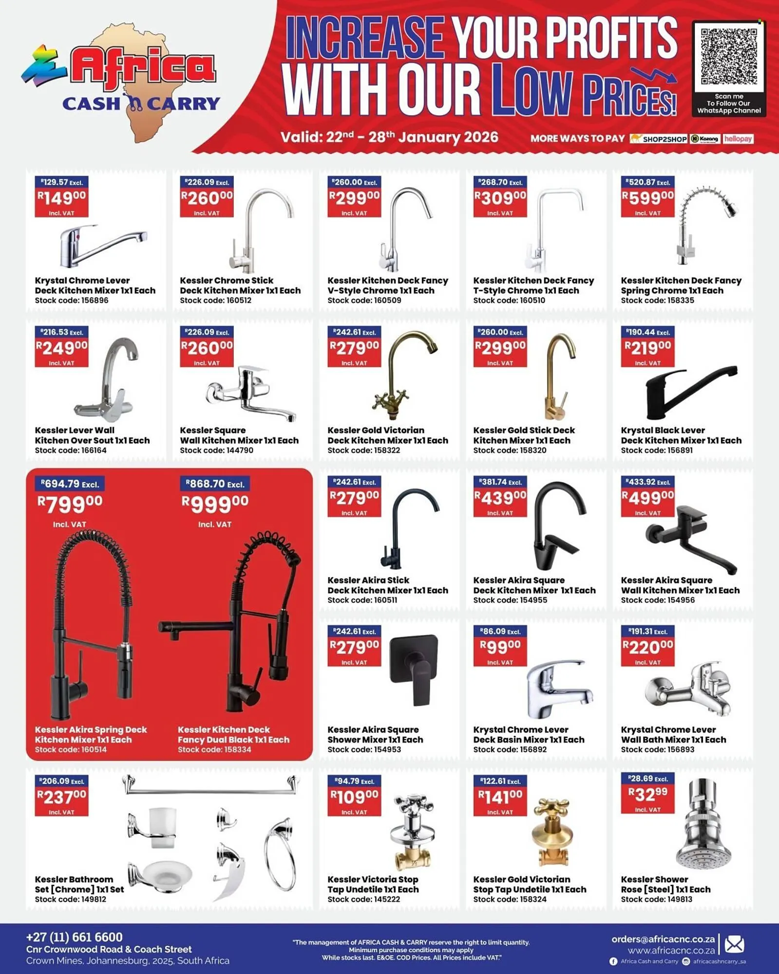 Africa Cash and Carry catalogue from 22 January to 28 January 2026 - Catalogue Page 39