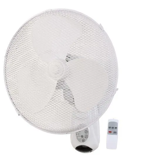 Equation Wall Fan With Remote White 40cm 45W