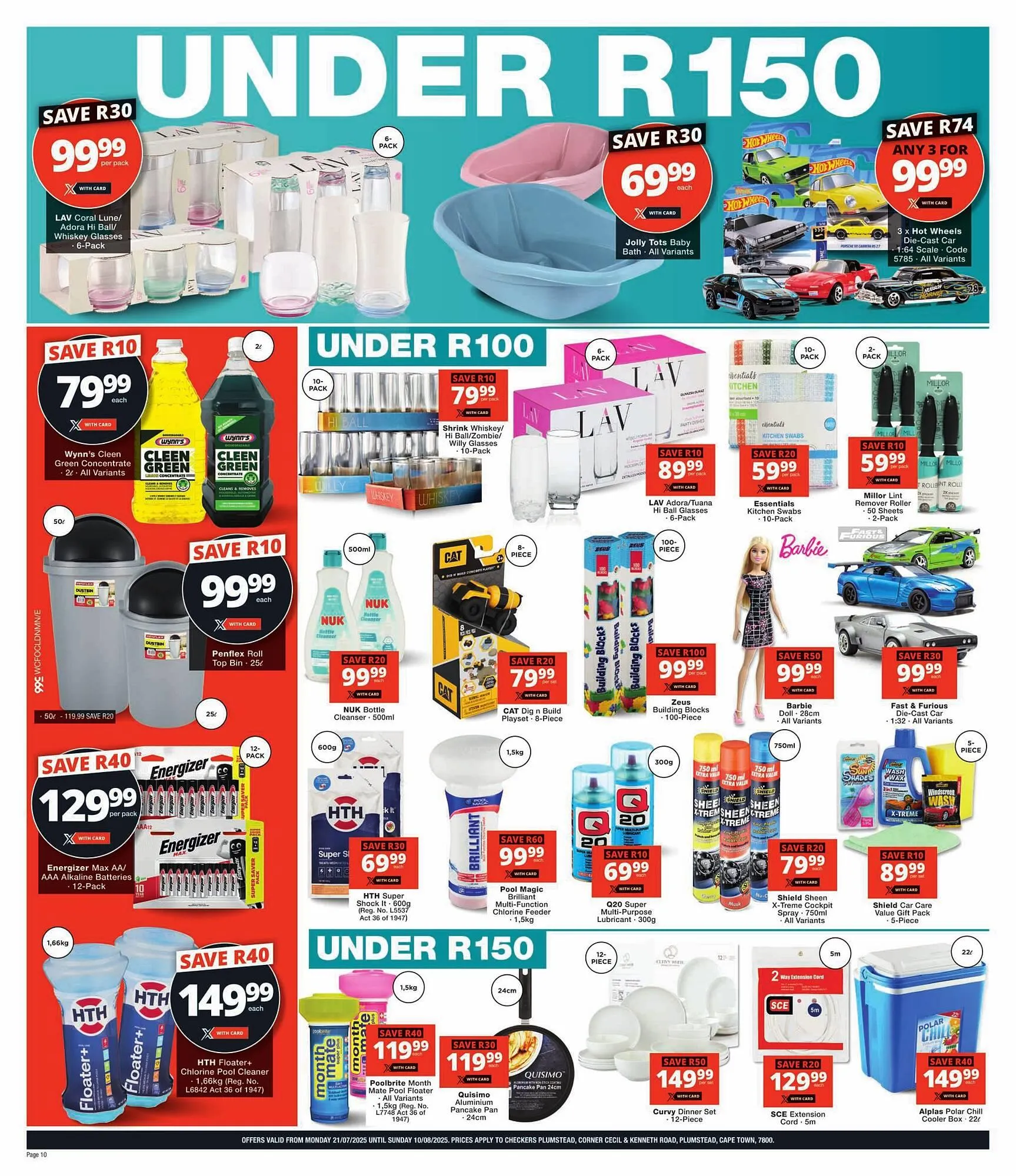 Checkers catalogue from 21 July to 10 August 2025 - Catalogue Page 10