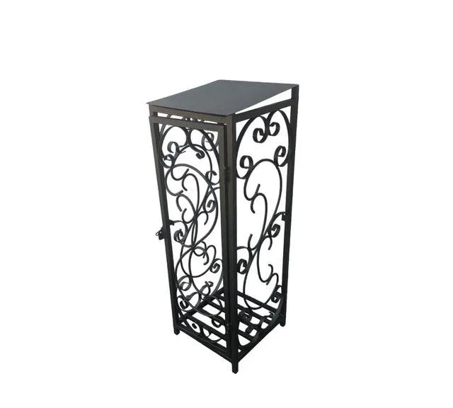 STEEL Gas Cylinder Cage Single 1 x19 kg -Decorative wrought iron