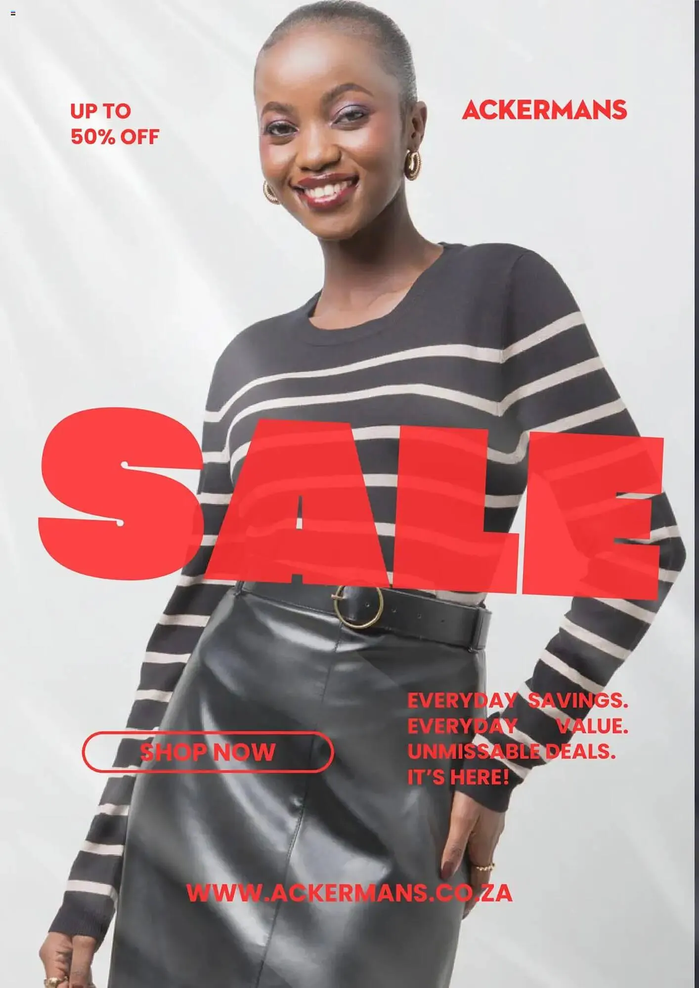 Ackermans catalogue from 31 July to 21 August 2025 - Catalogue Page 1