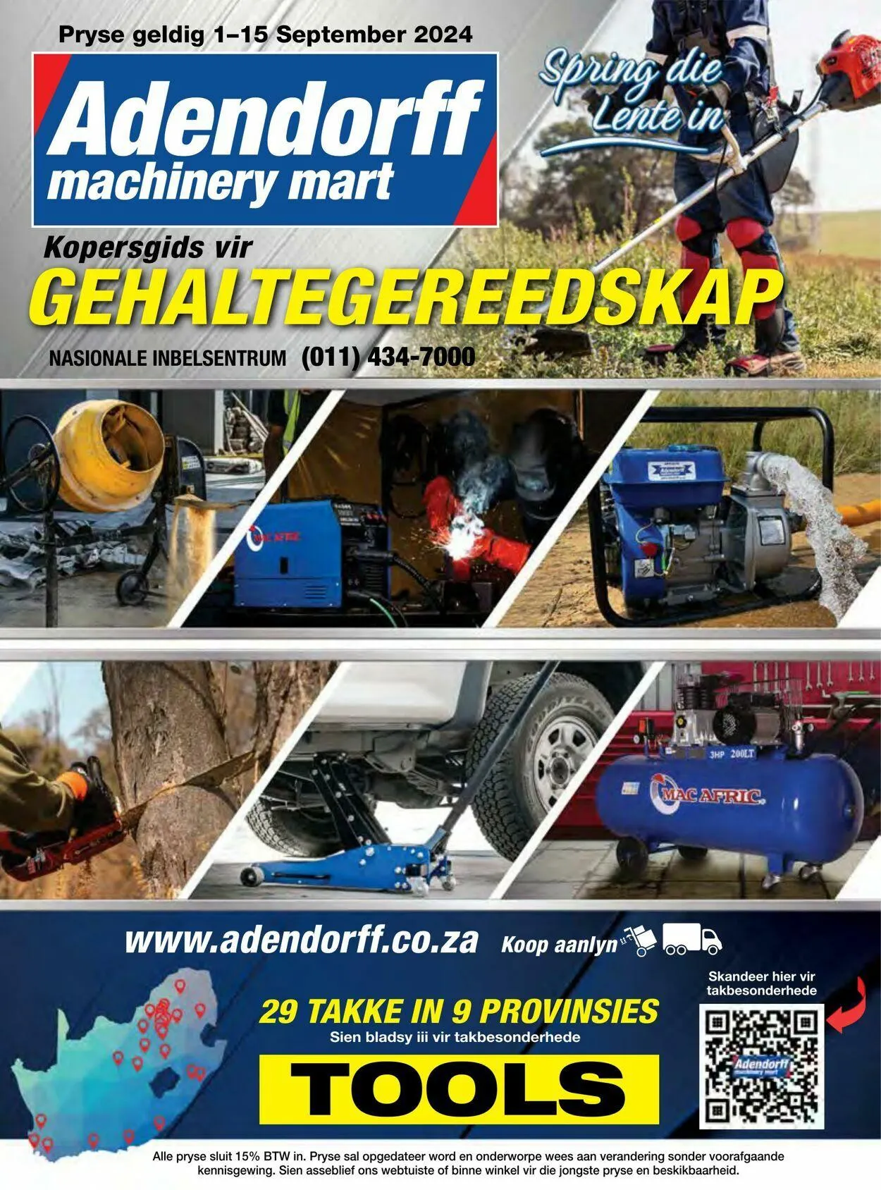 Adendorff Machinery Mart Current catalogue from 2 October to 16 October 2024 - Catalogue Page 1