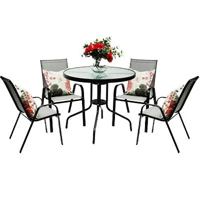 Steel Patio Set 5 Piece