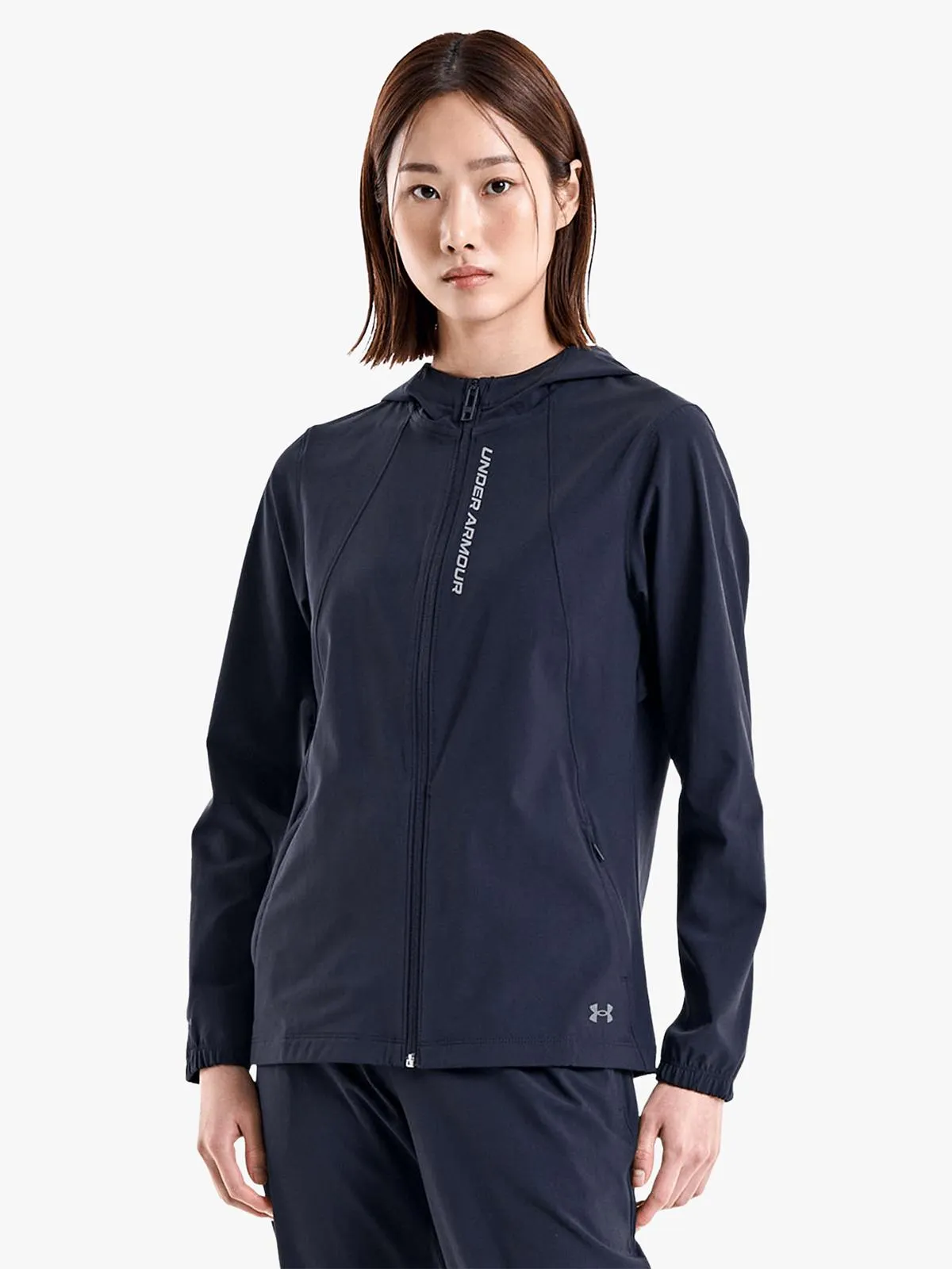 Under Armour Womens Outrun The Storm Black Jacket