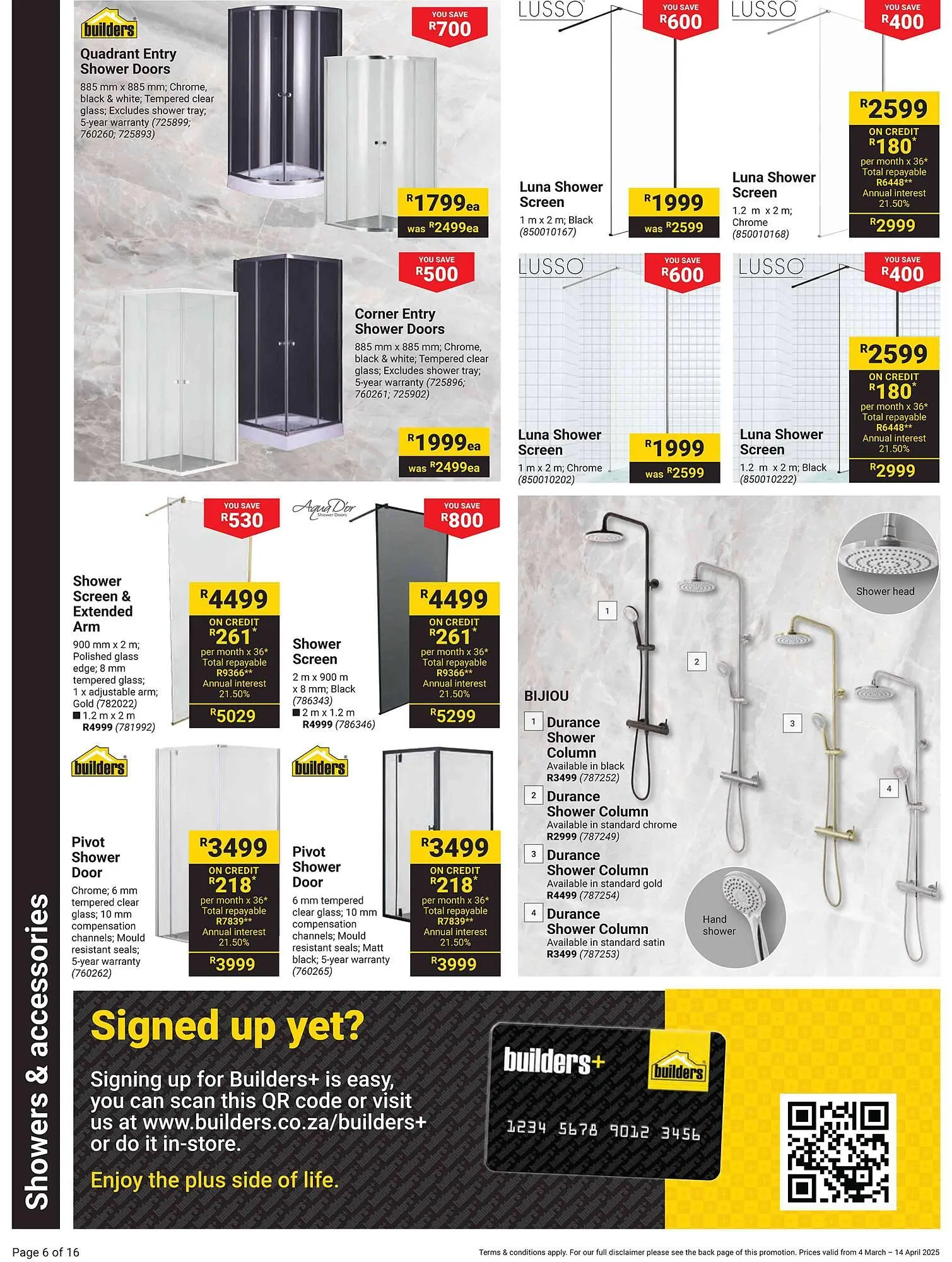 Builders Warehouse catalogue from 4 March to 14 April 2025 - Catalogue Page 6