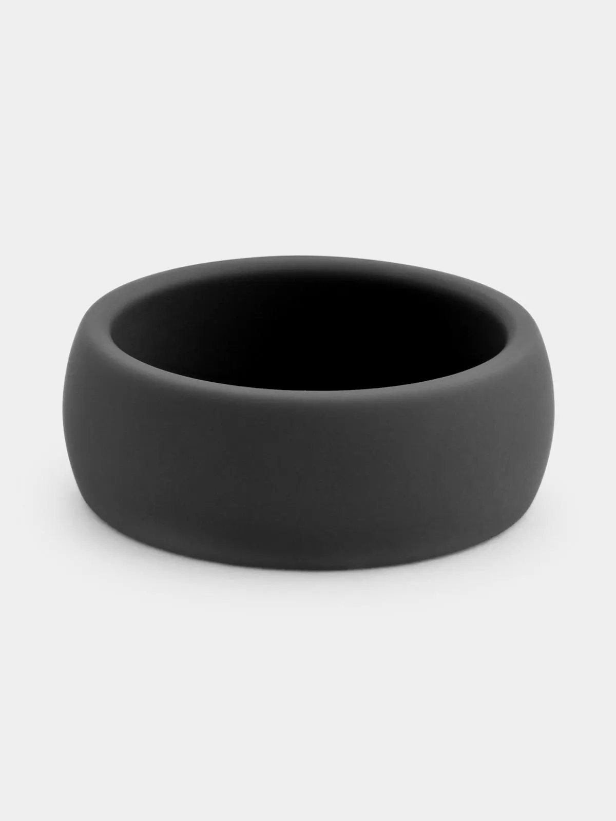 Black Silicone Classic Ring