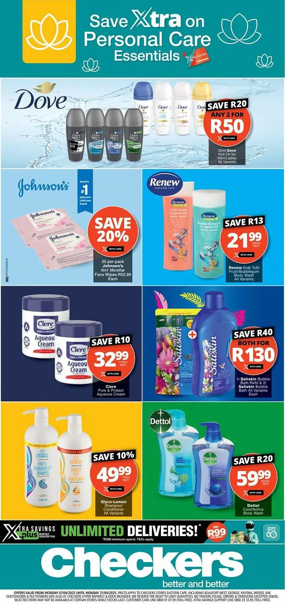 Checkers catalogue from 7 April to 21 April 2025 - Catalogue Page 1