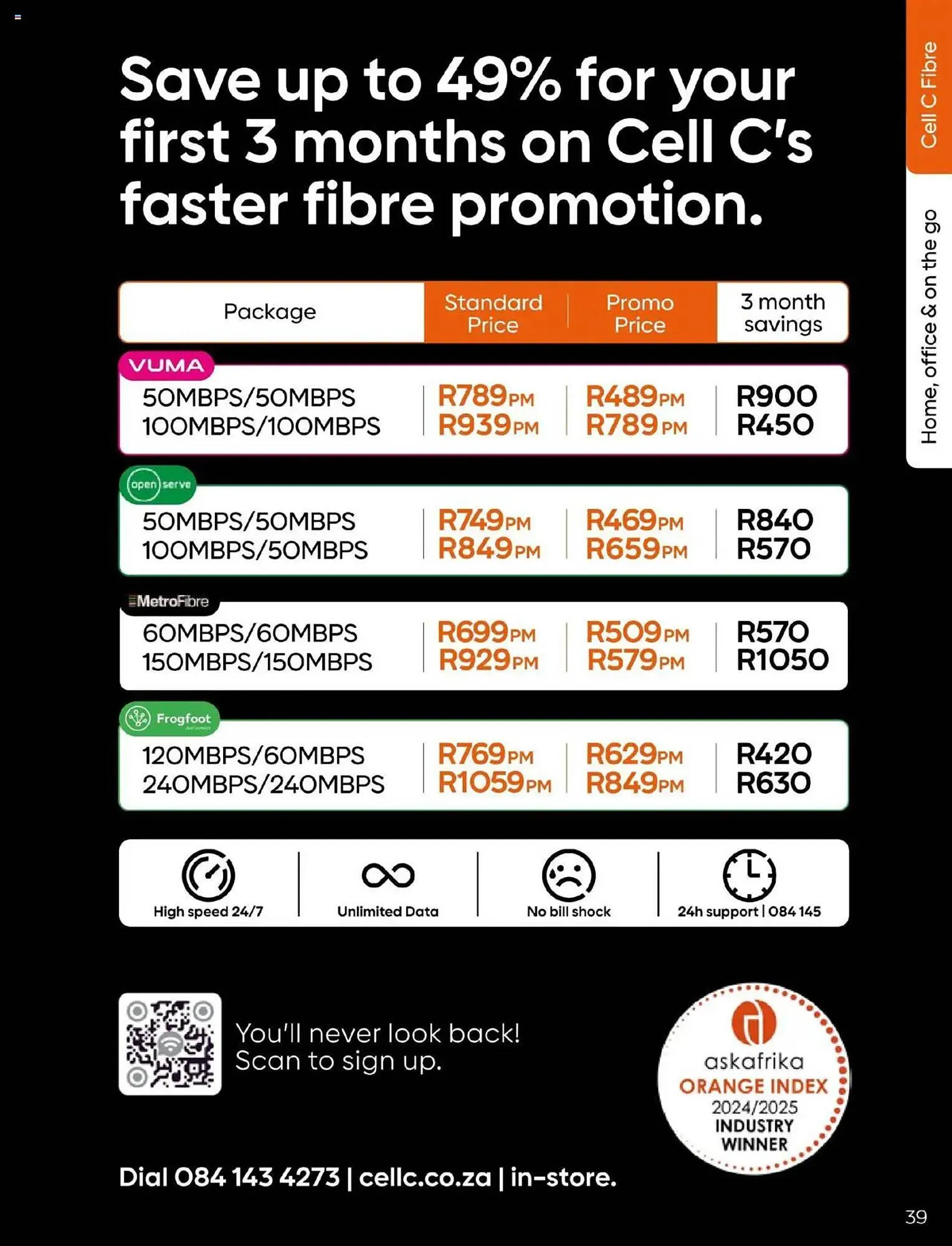 Cell C catalogue from 16 September to 31 October 2025 - Catalogue Page 39