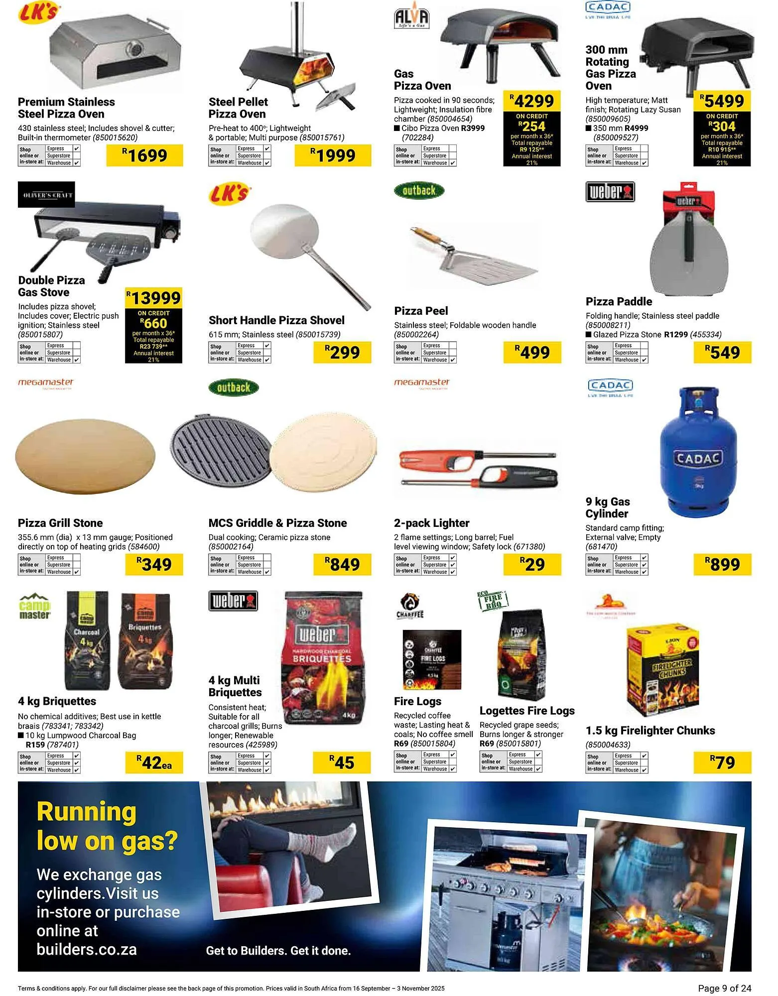 Builders Warehouse catalogue from 16 September to 3 November 2025 - Catalogue Page 9
