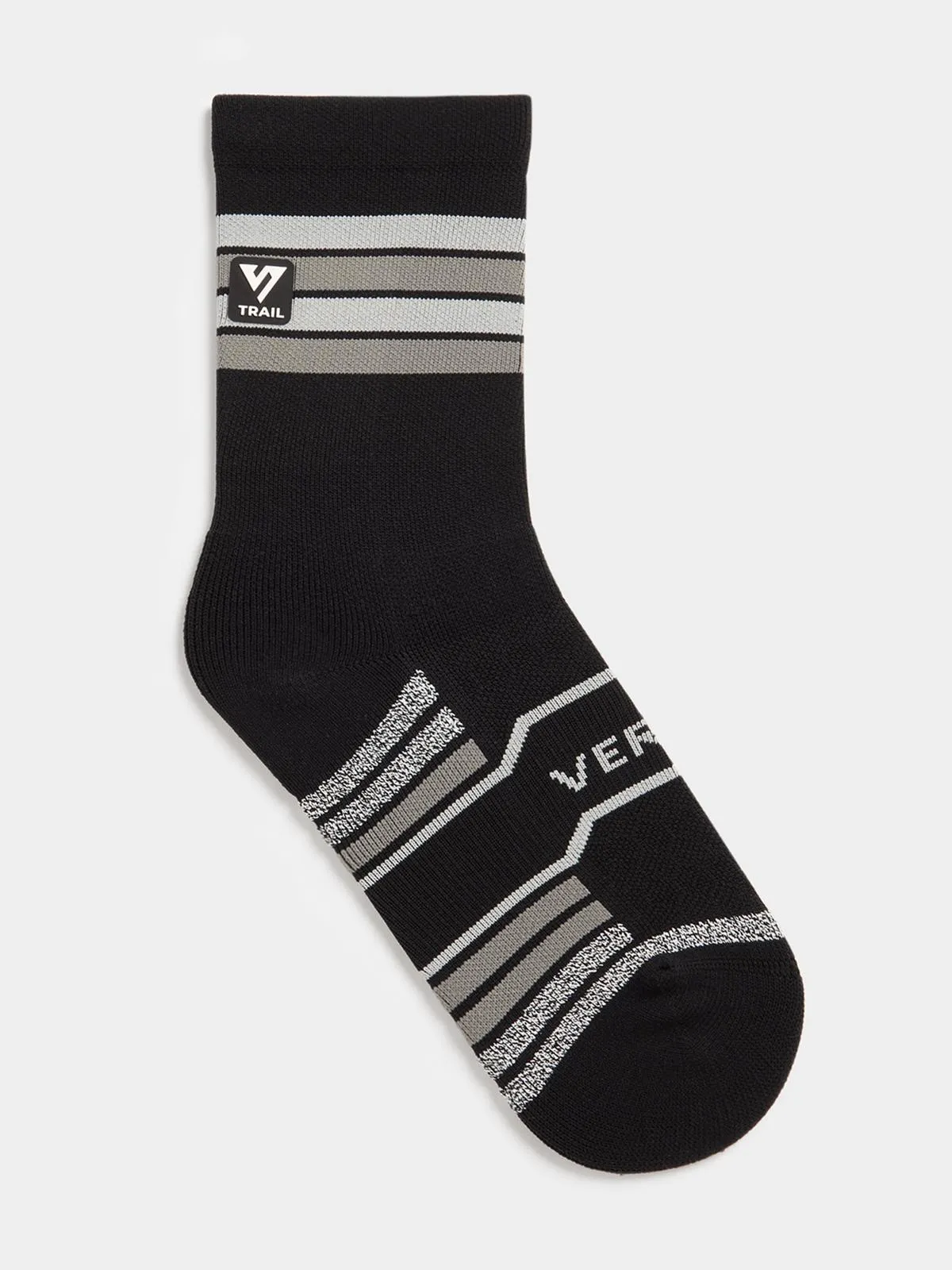 Versus Panther Black Trail Run Socks