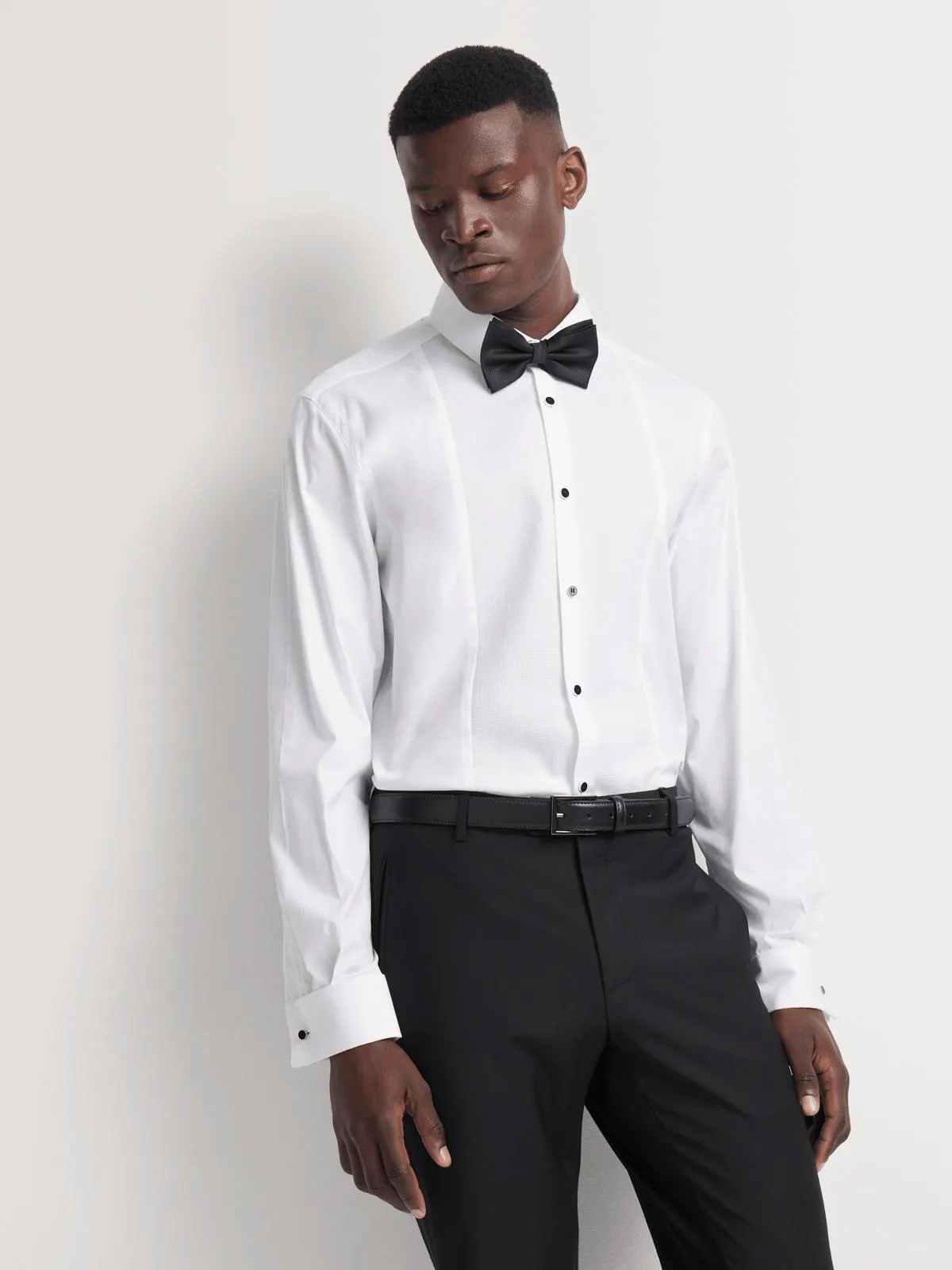 Markham Men's Premium Tuxedo White Shirt