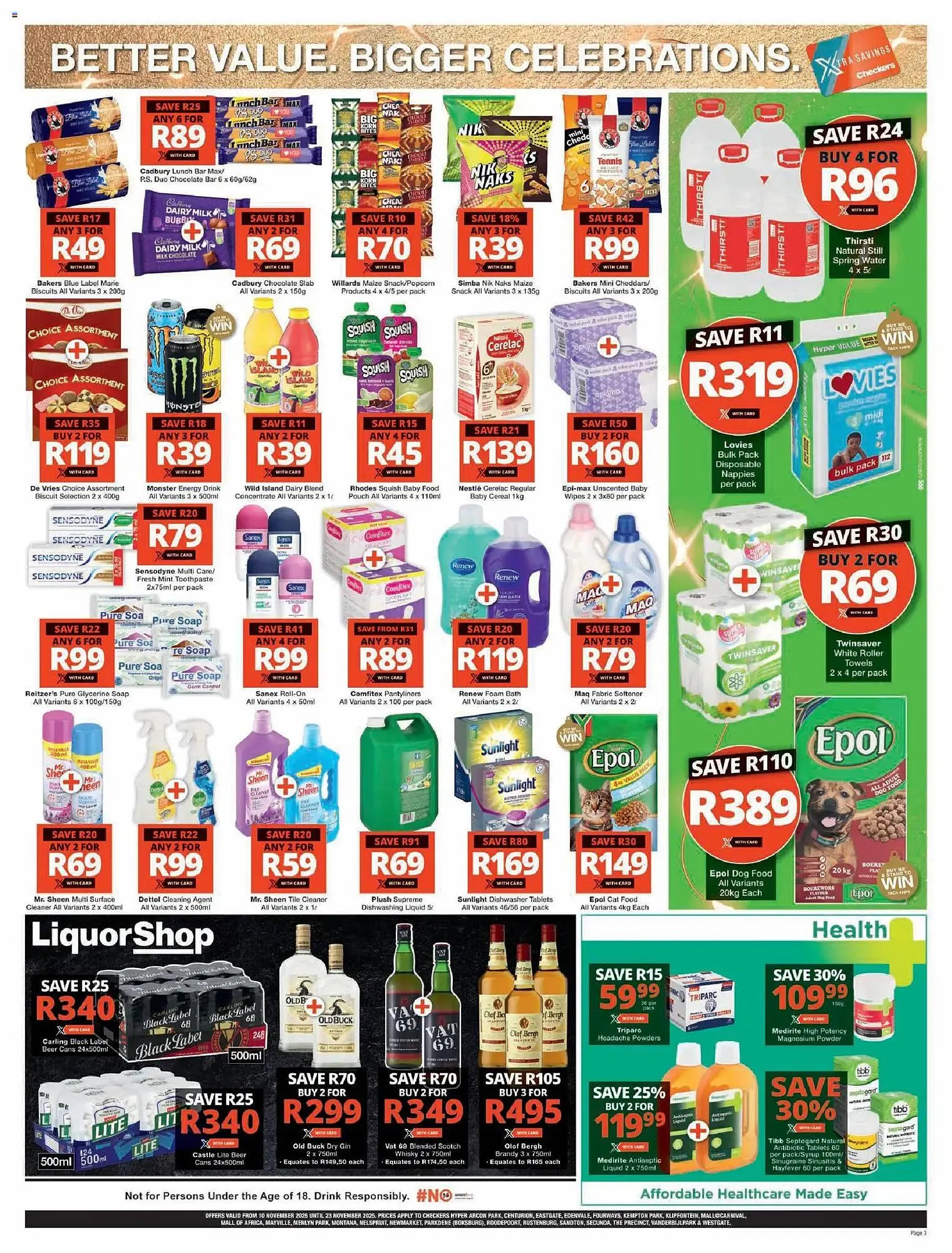 Checkers catalogue from 10 November to 23 November 2025 - Catalogue Page 3