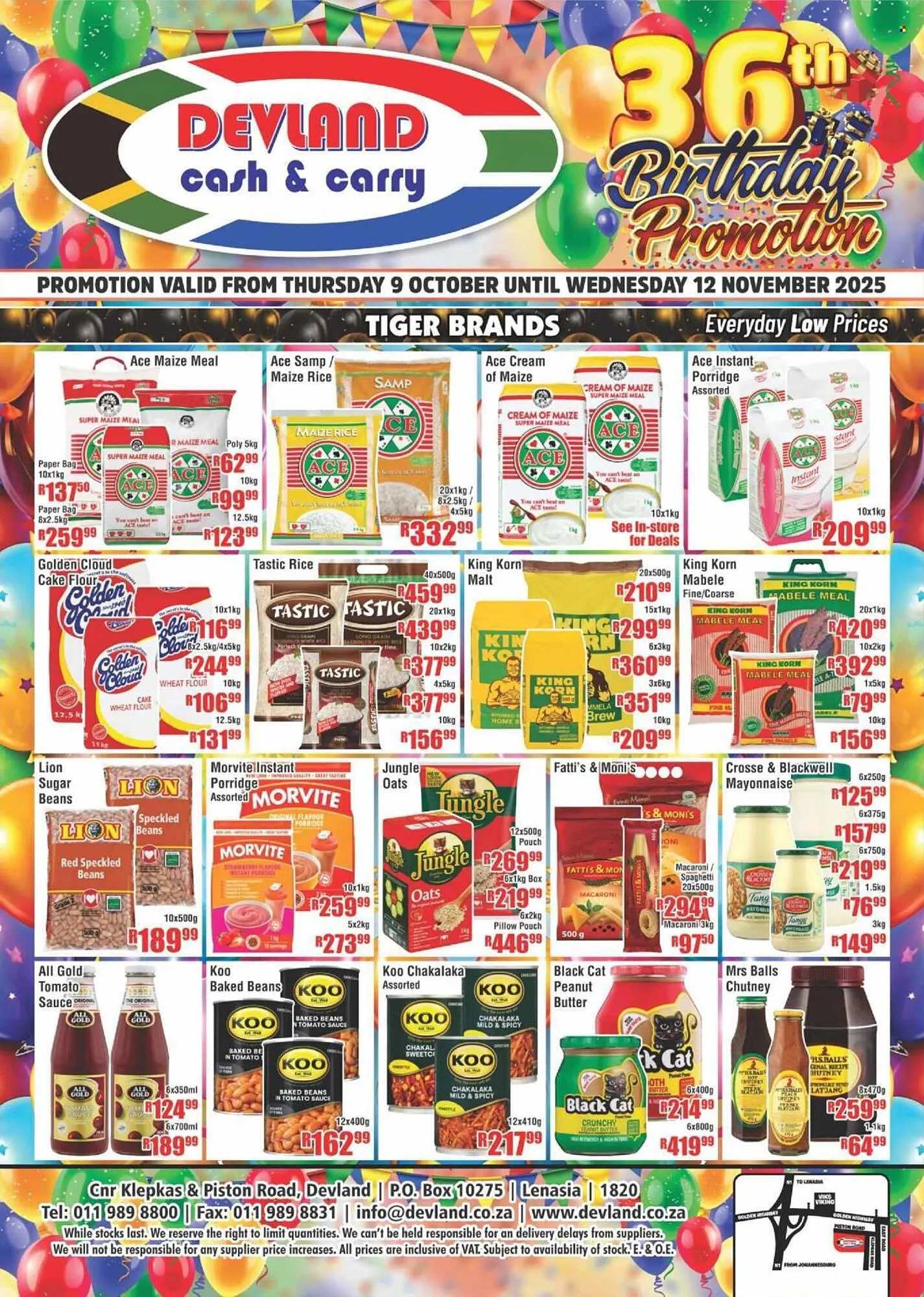Devland Cash And Carry catalogue from 9 October to 12 November 2025 - Catalogue Page 1