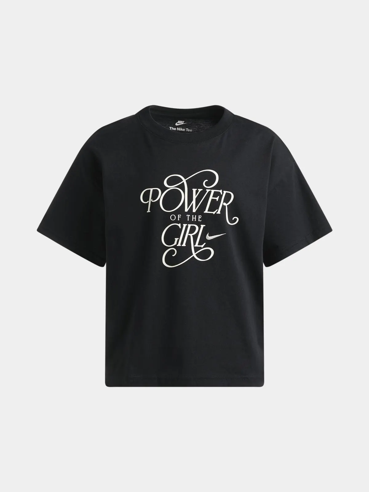 Nike Girls Youth Girl Power Black T-shirt