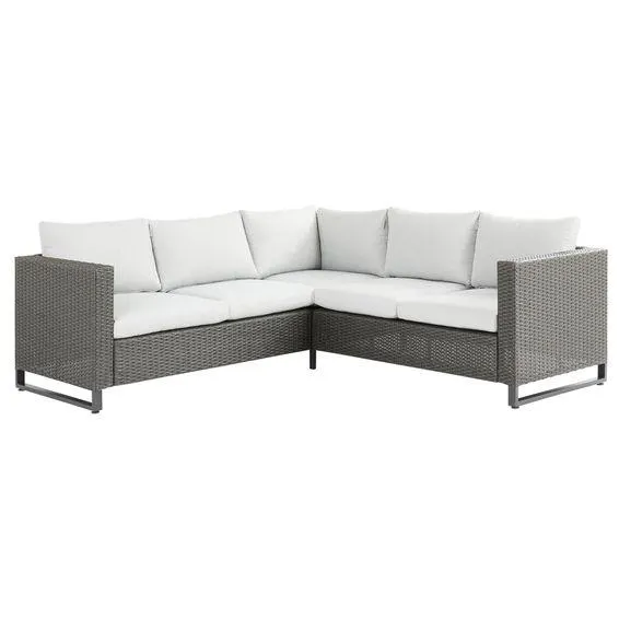 Naterial Noa CORNER SOFA WICKER 5P GREY