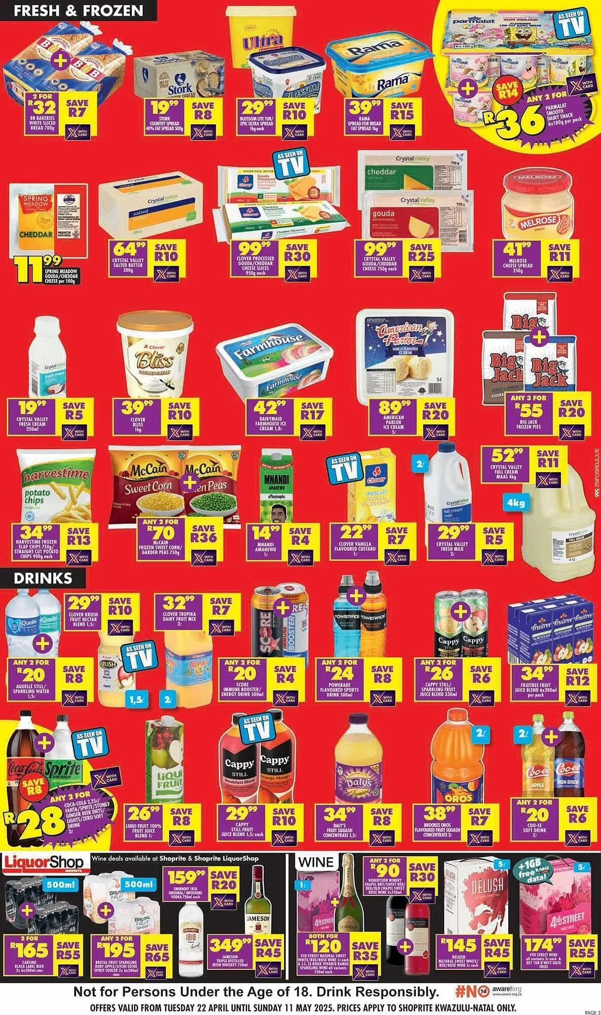 Shoprite catalogue from 22 April to 11 May 2025 - Catalogue Page 3