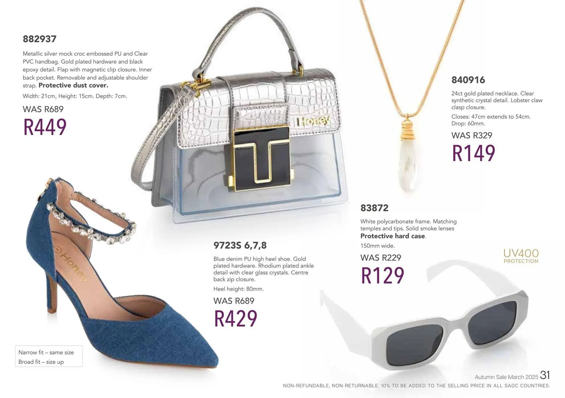 Honey Fashion Accessories catalogue from 6 June to 12 June 2025 - Catalogue Page 33