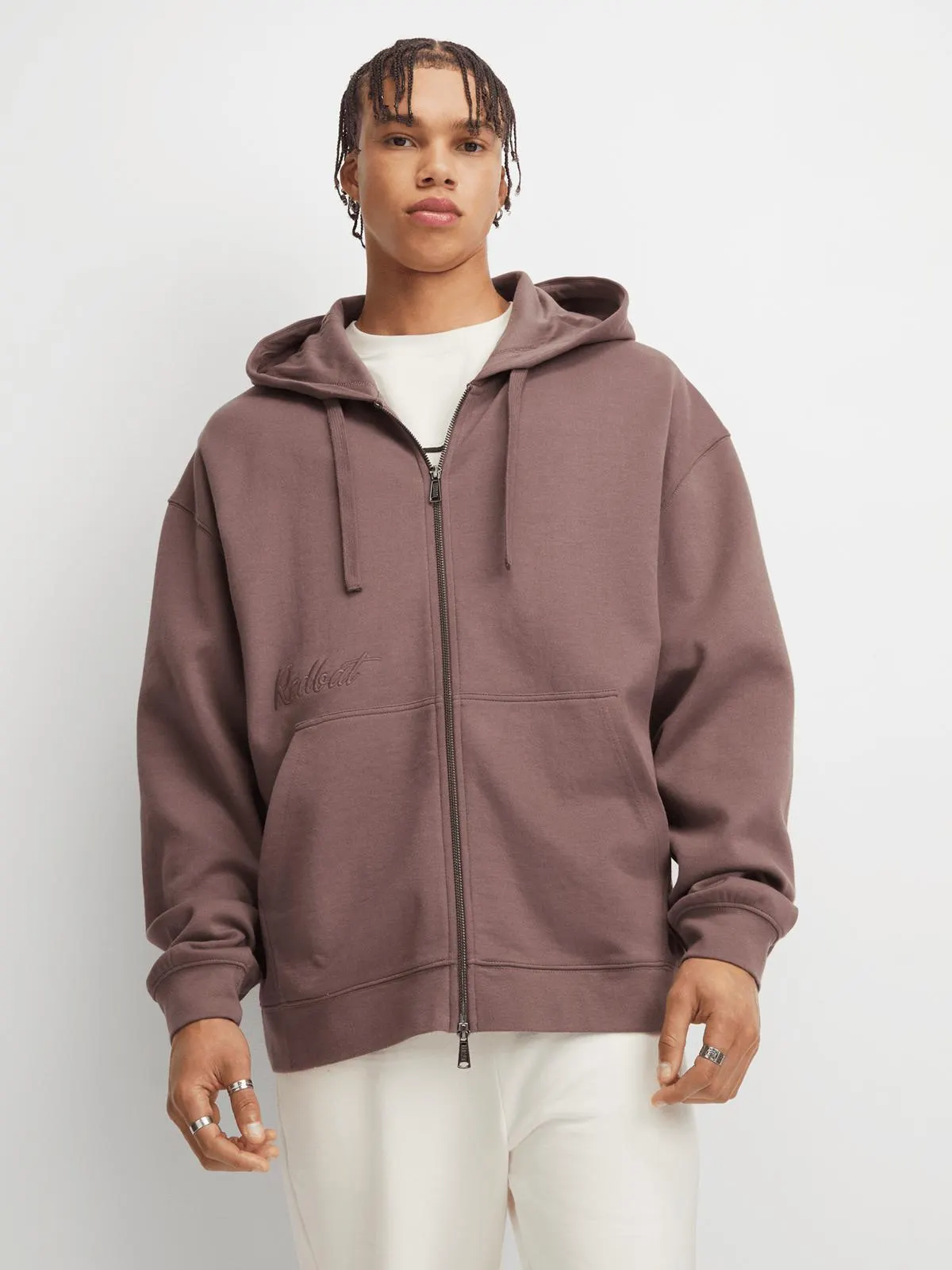 Redbat Classics Men's Brown Hoodie