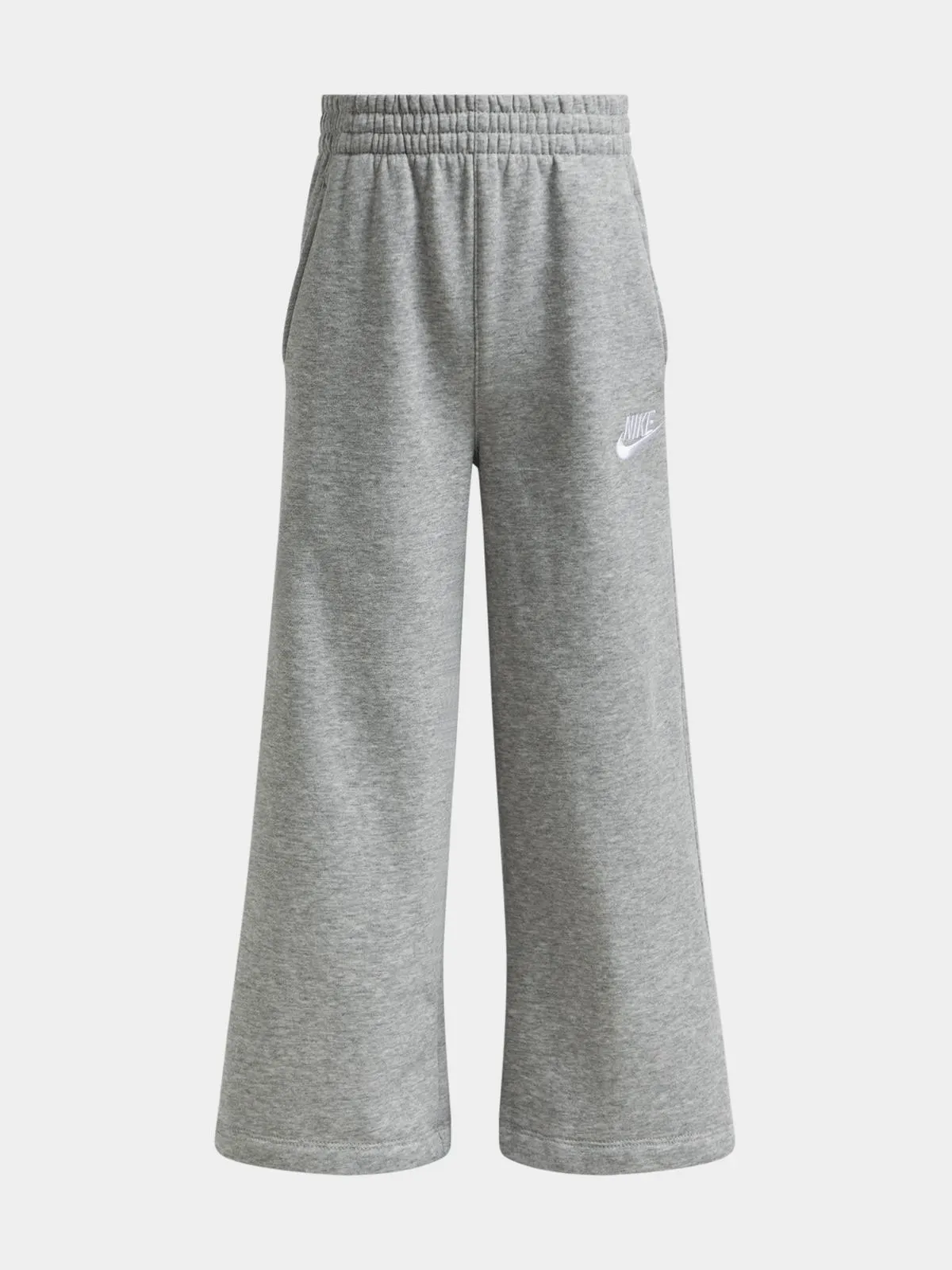 Nike Girls Kids Sportswear Club Fleece Grey Sweatpants
