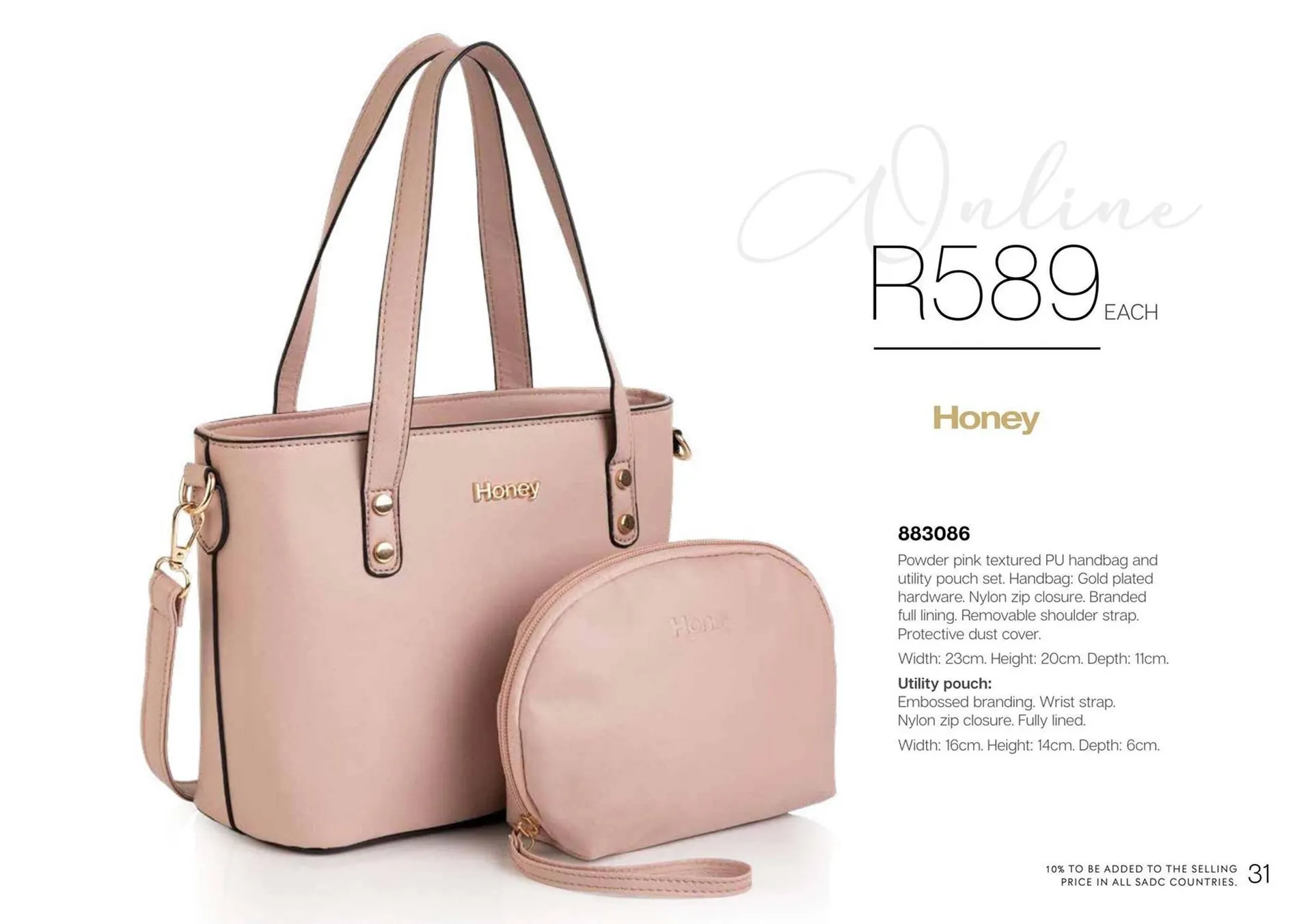 Honey Fashion Accessories catalogue from 15 April to 21 April 2025 - Catalogue Page 33