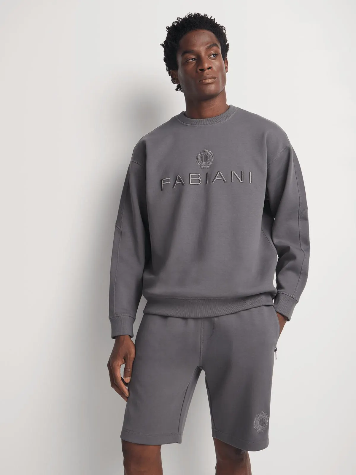 Fabiani Men's Grey Icon Short