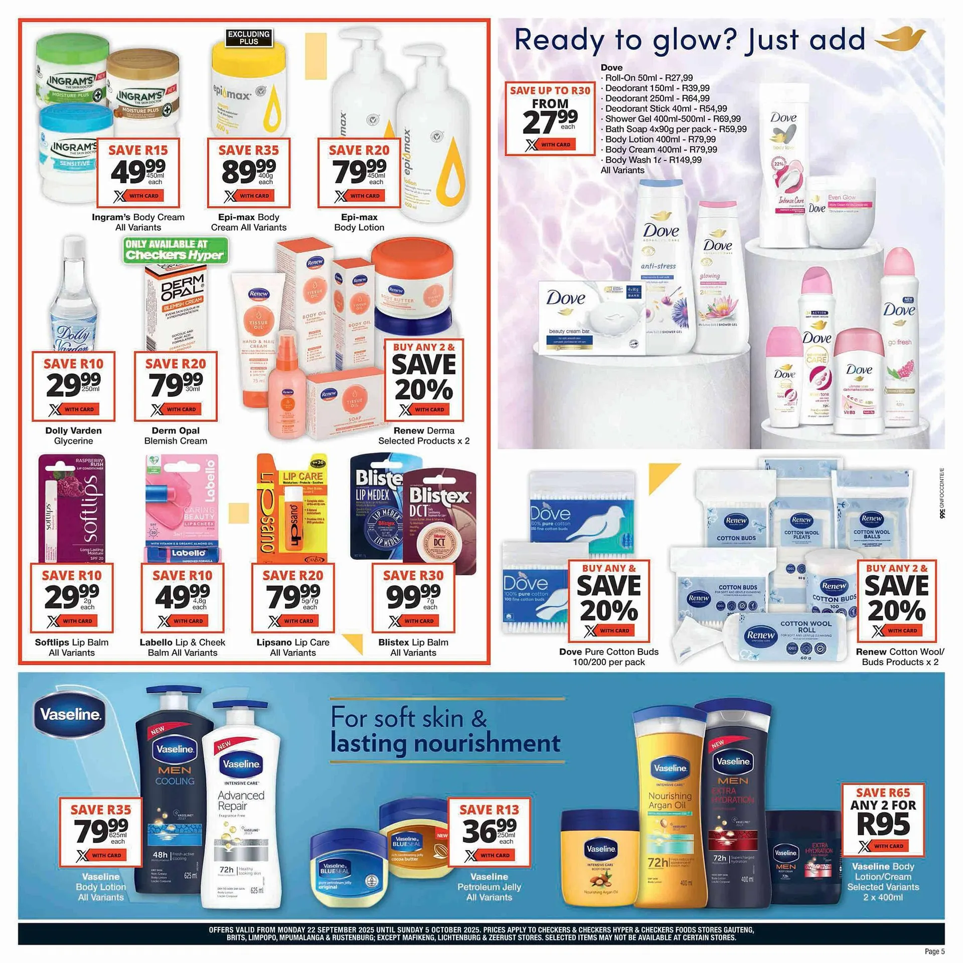 Checkers catalogue from 22 September to 5 October 2025 - Catalogue Page 5